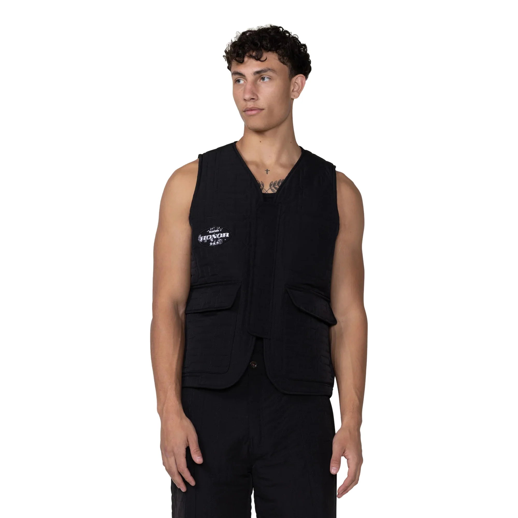 Honor The Gift Mens H Quilted Vest - Image 2