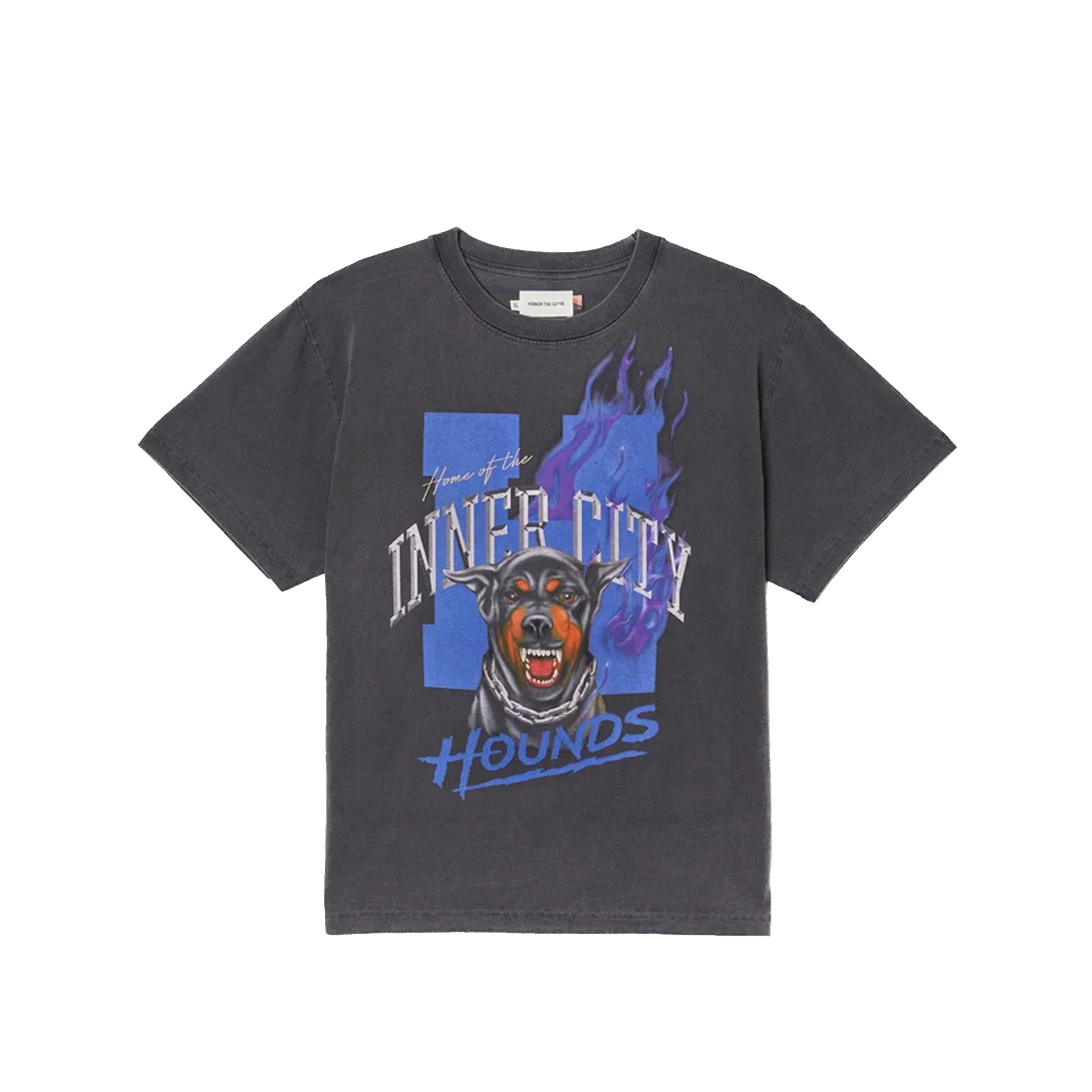 Honor The Gift Mens Hellhound T-Shirt 'Grey'