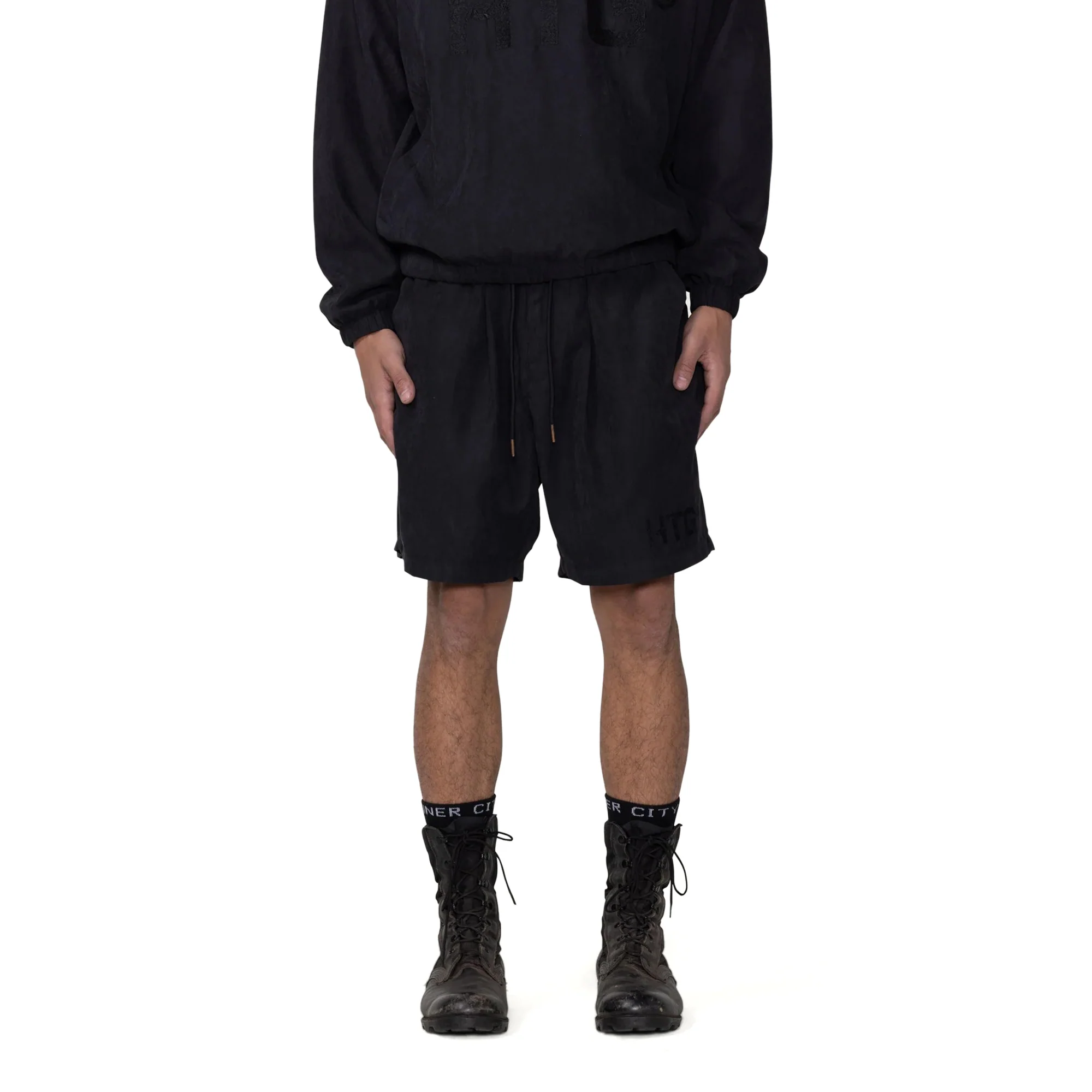 Honor The Gift Mens HTG Brand Poly Shorts - Image 2