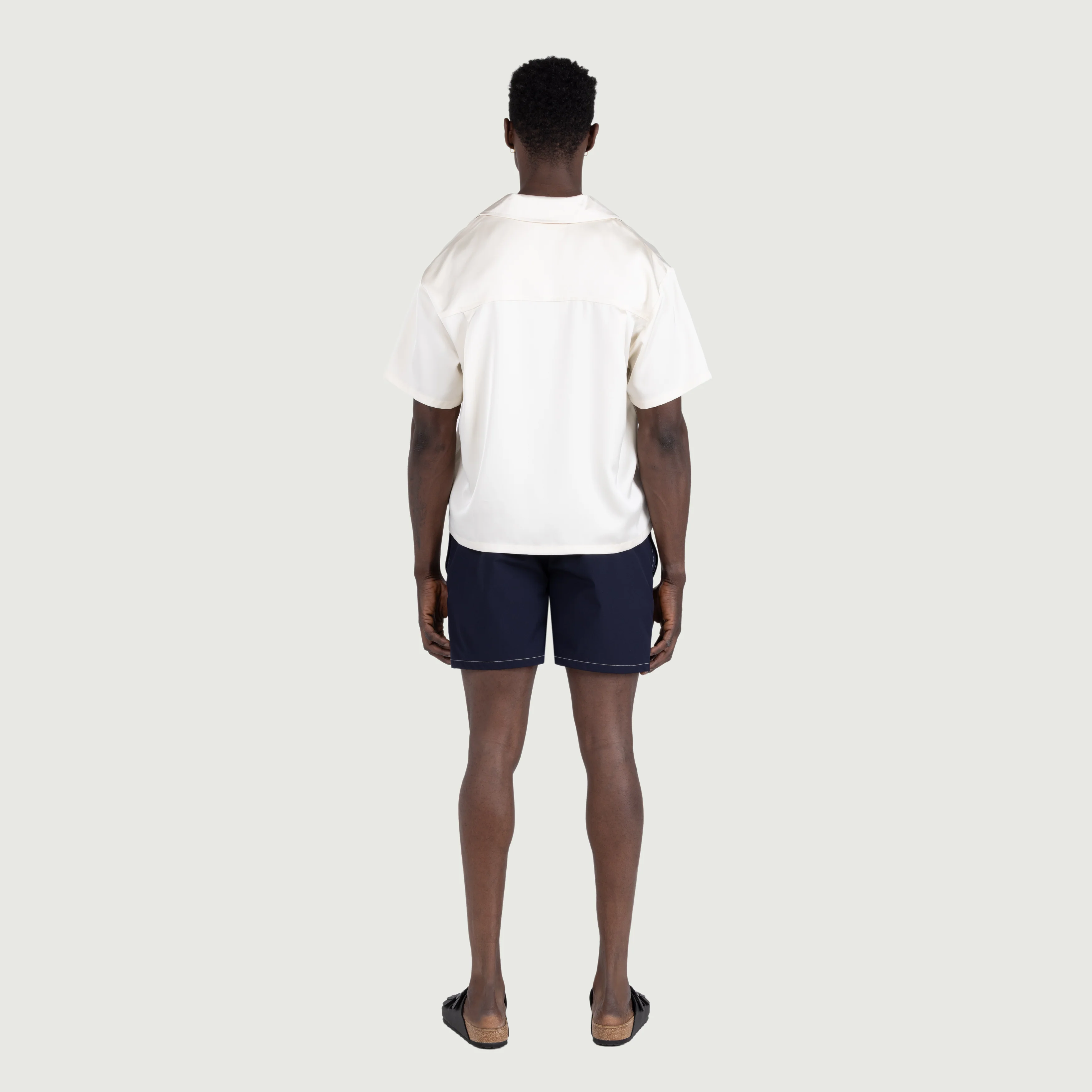 Honor The Gift Mens Hybrid Cursive 5" Trunk Shorts - Image 3