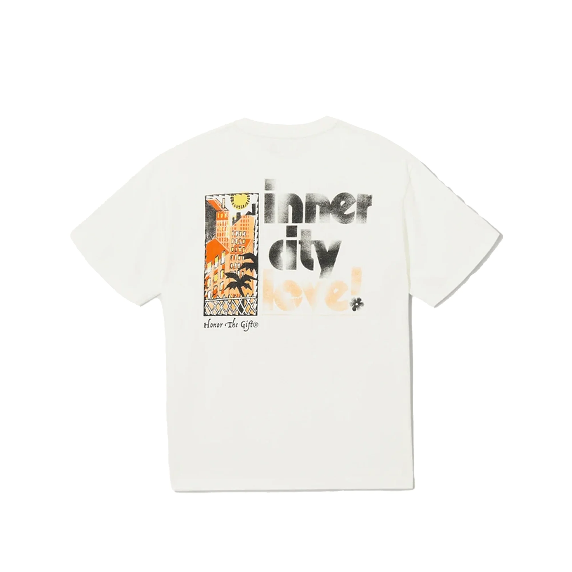 Honor The Gift Mens C-Fall Inner City Love S/S Tee 'Bone' - Image 2