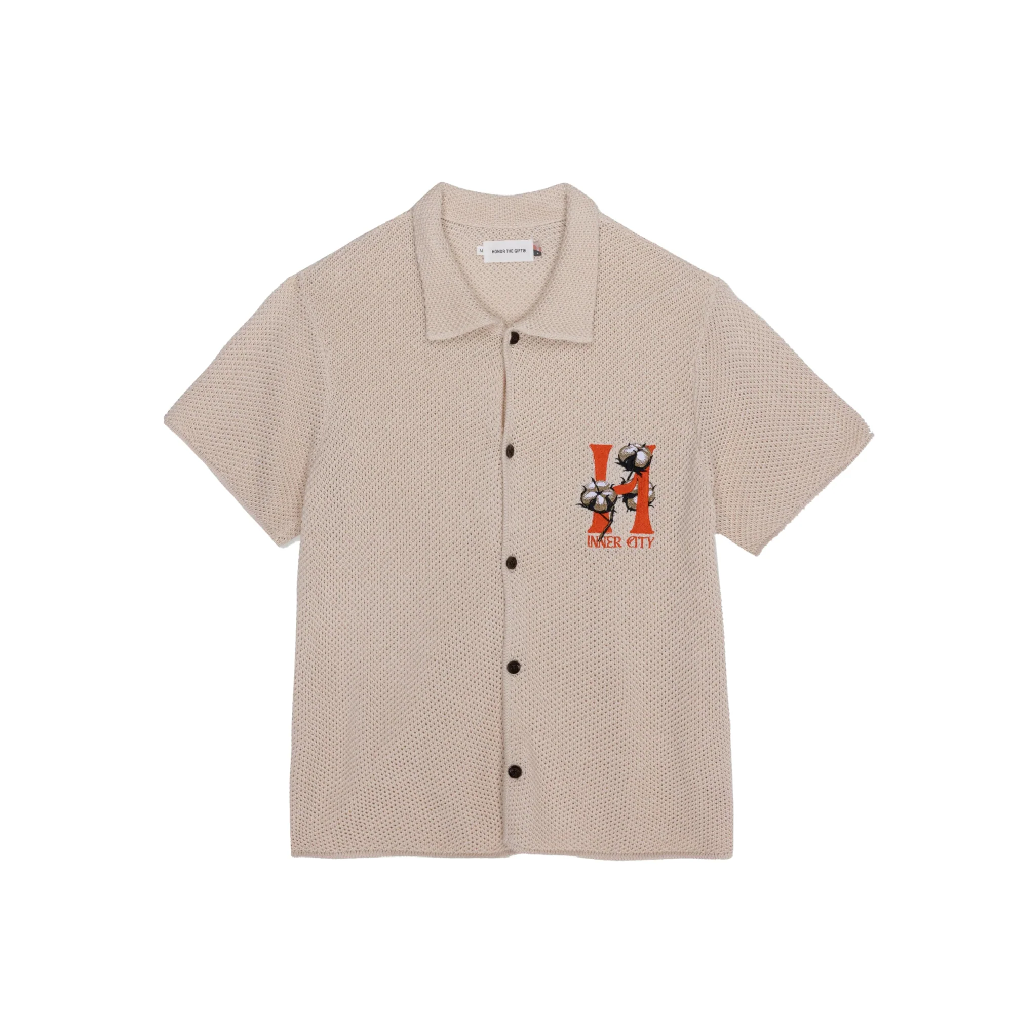 Honor The Gift Mens Knit H Button Shirt