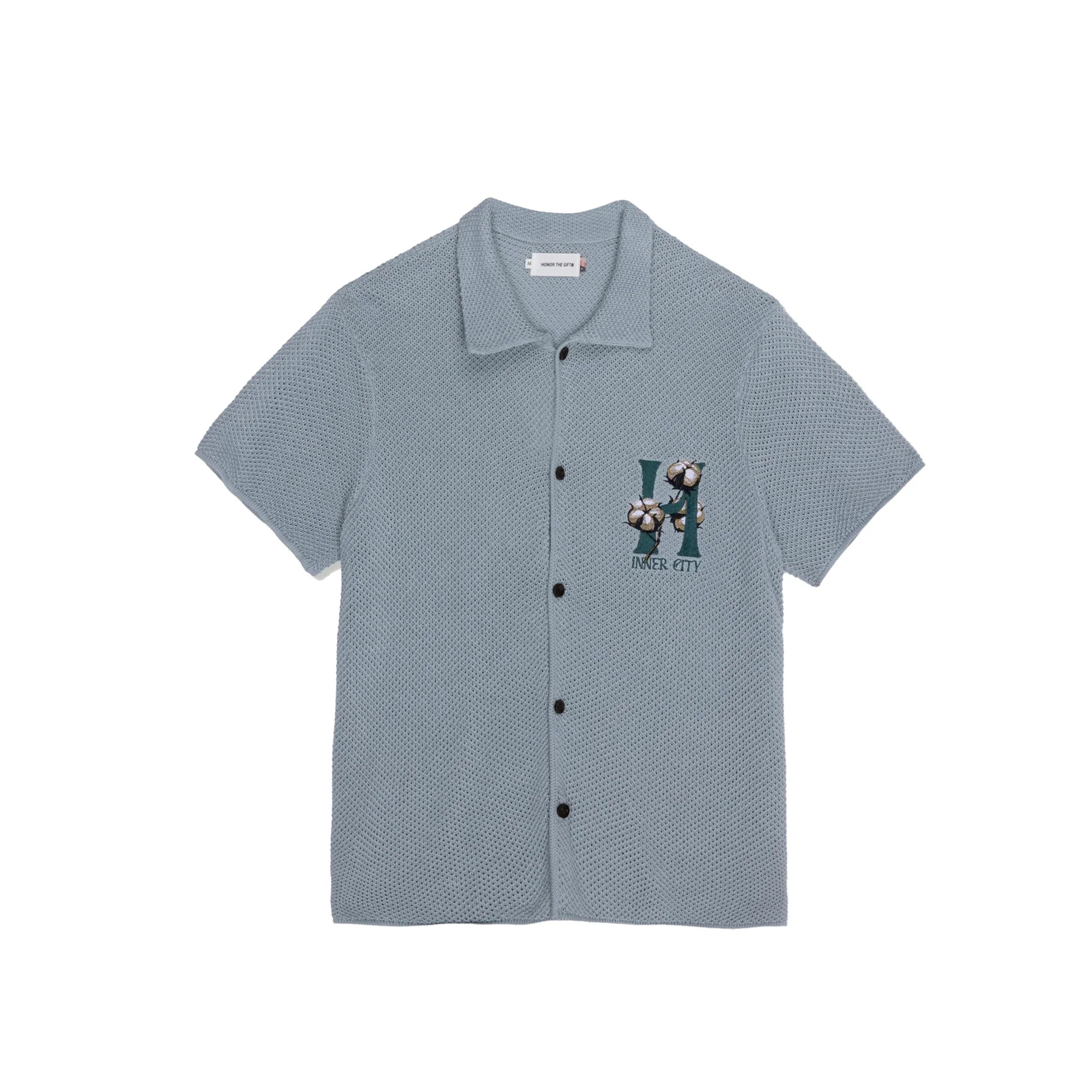 Honor The Gift Mens Knit H Button Shirt