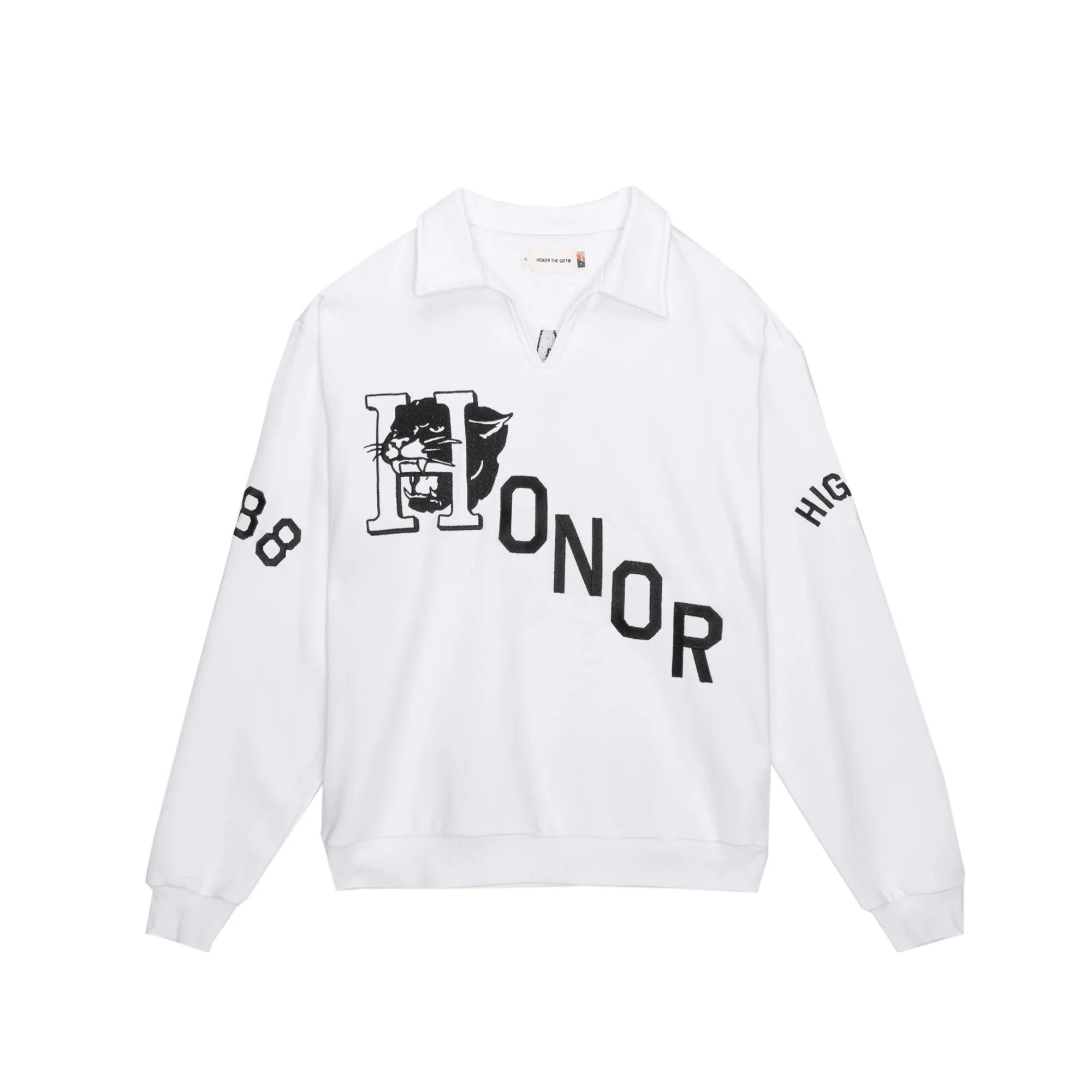 Honor The Gift Mens Mascot Henley Sweater