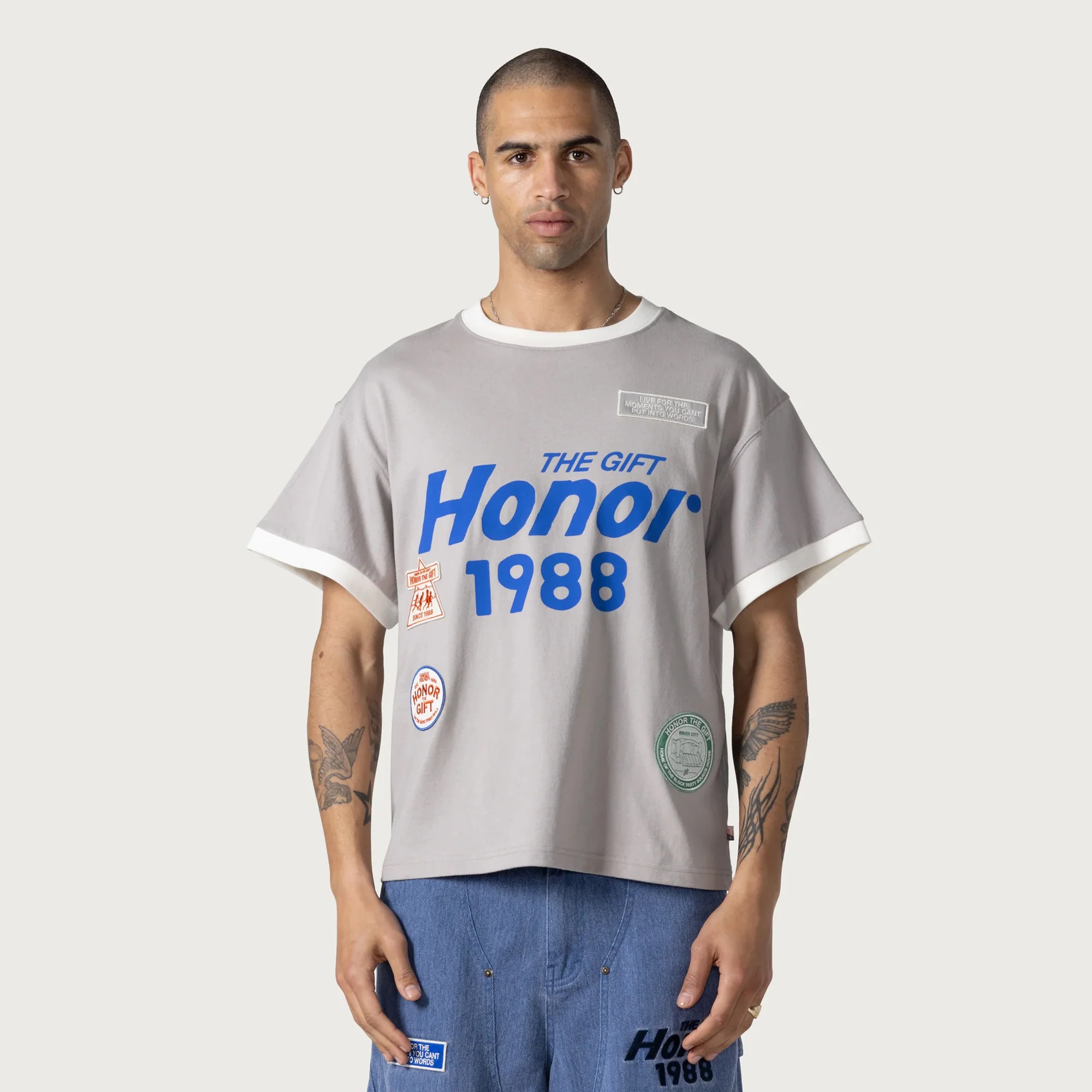 Honor The Gift Mens Multi Box Tee - Image 2