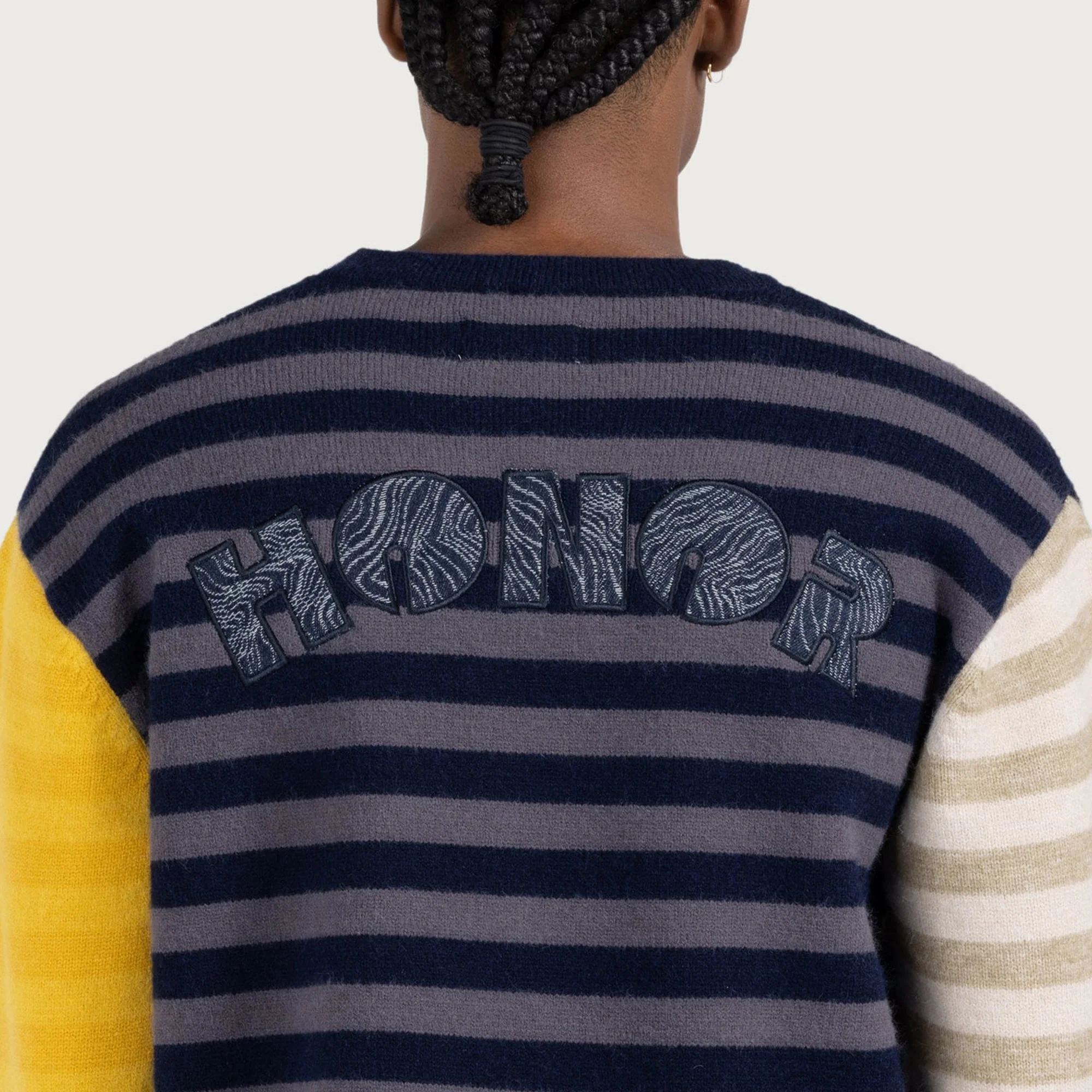 Honor The Gift Mens Multi Stripe Crew Longsleeve - Image 4