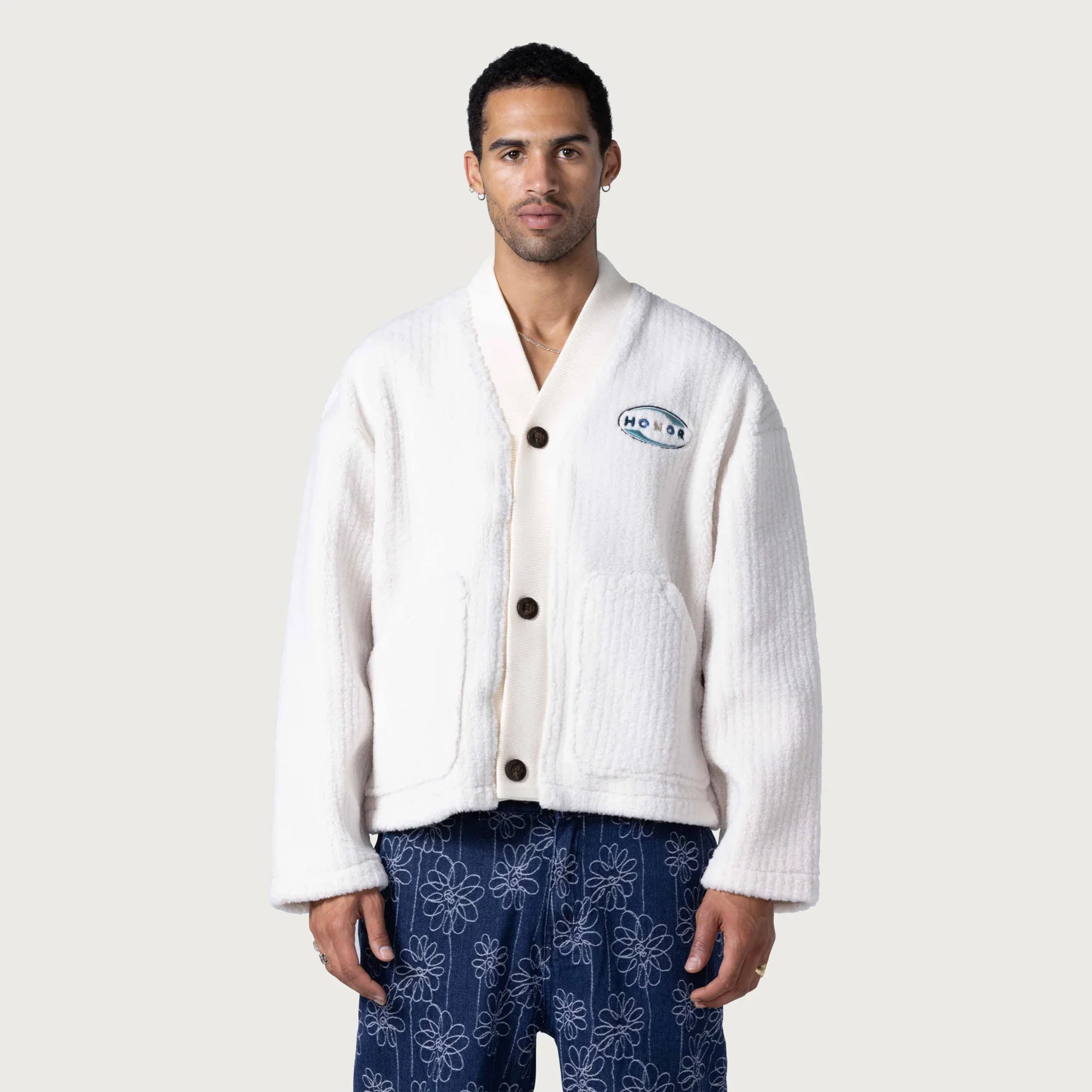 Honor The Gift Mens Muse Crop Cardigan - Image 2