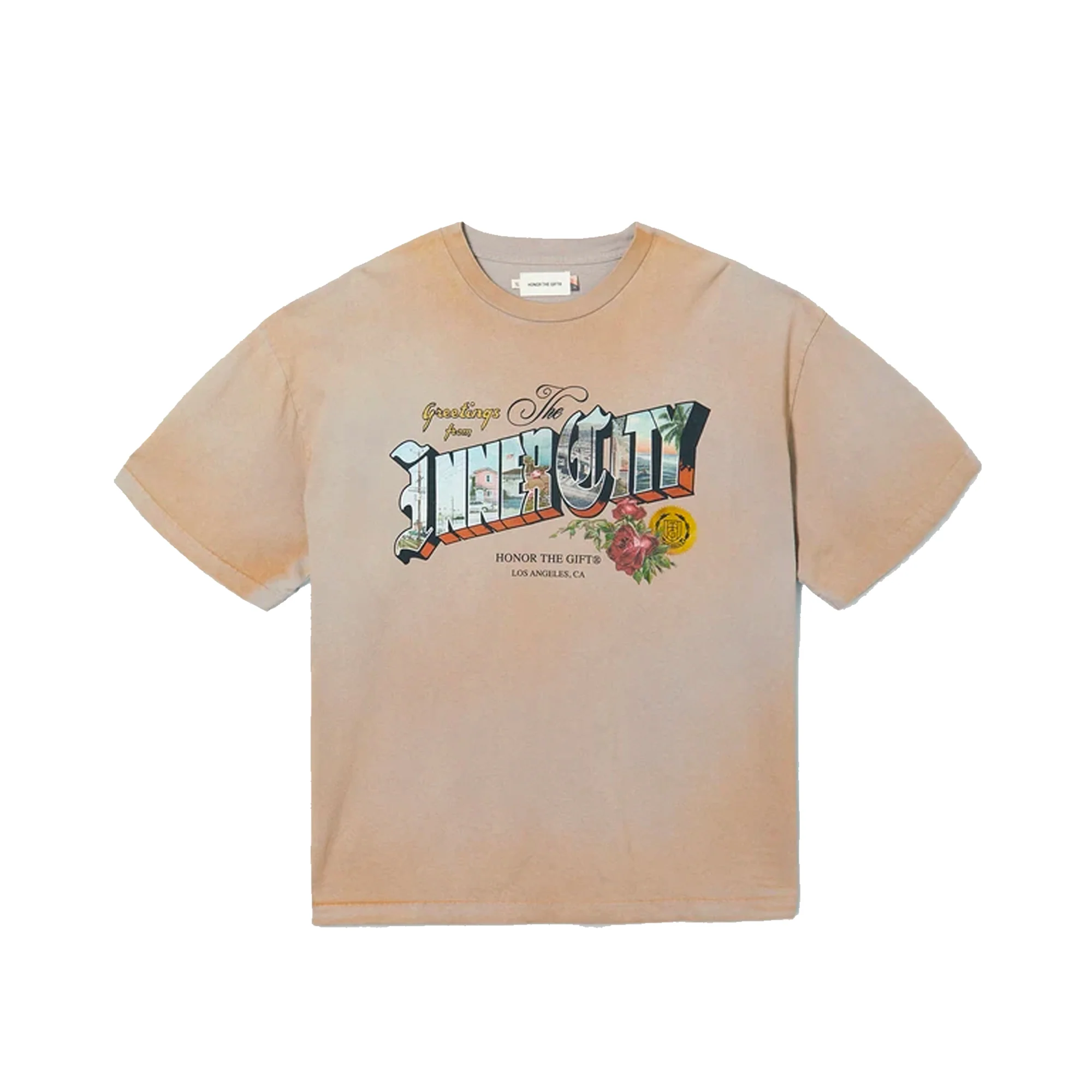 Honor The Gift Mens Summer Greetings Tee 'Rust'