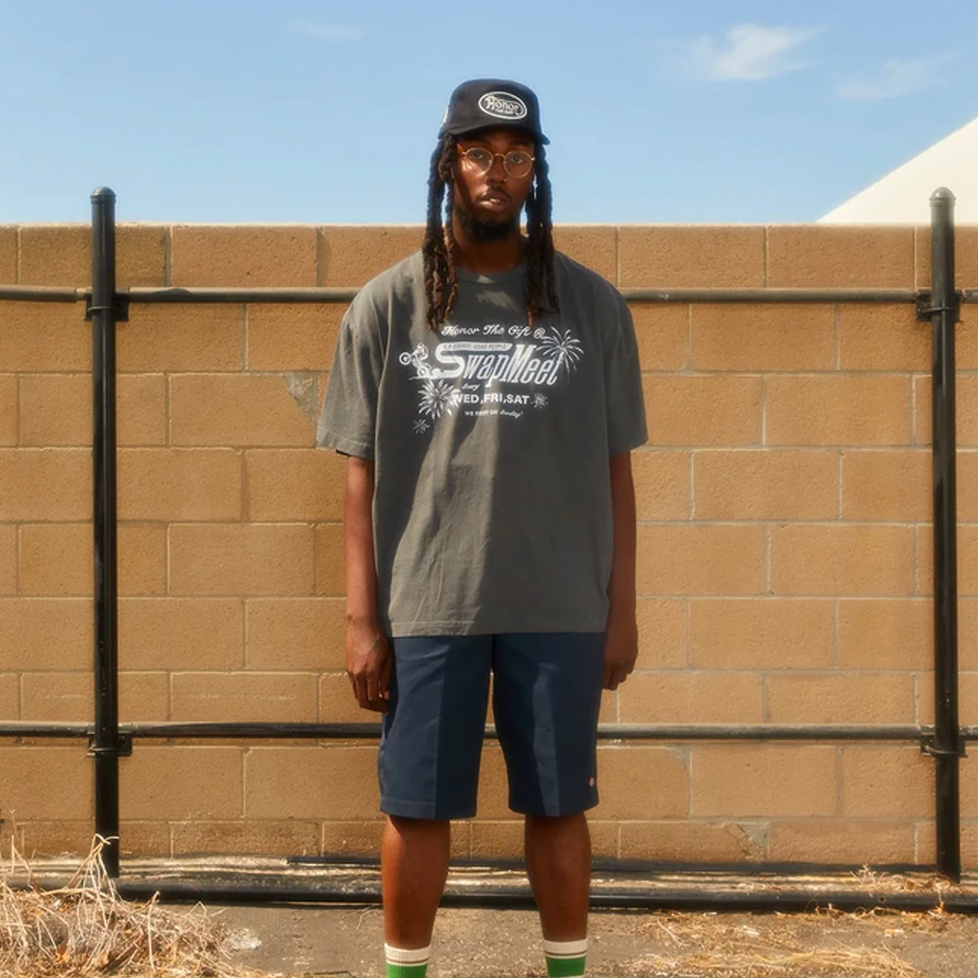 Honor The Gift Mens Swap Meet Tee 'Black' - Image 3