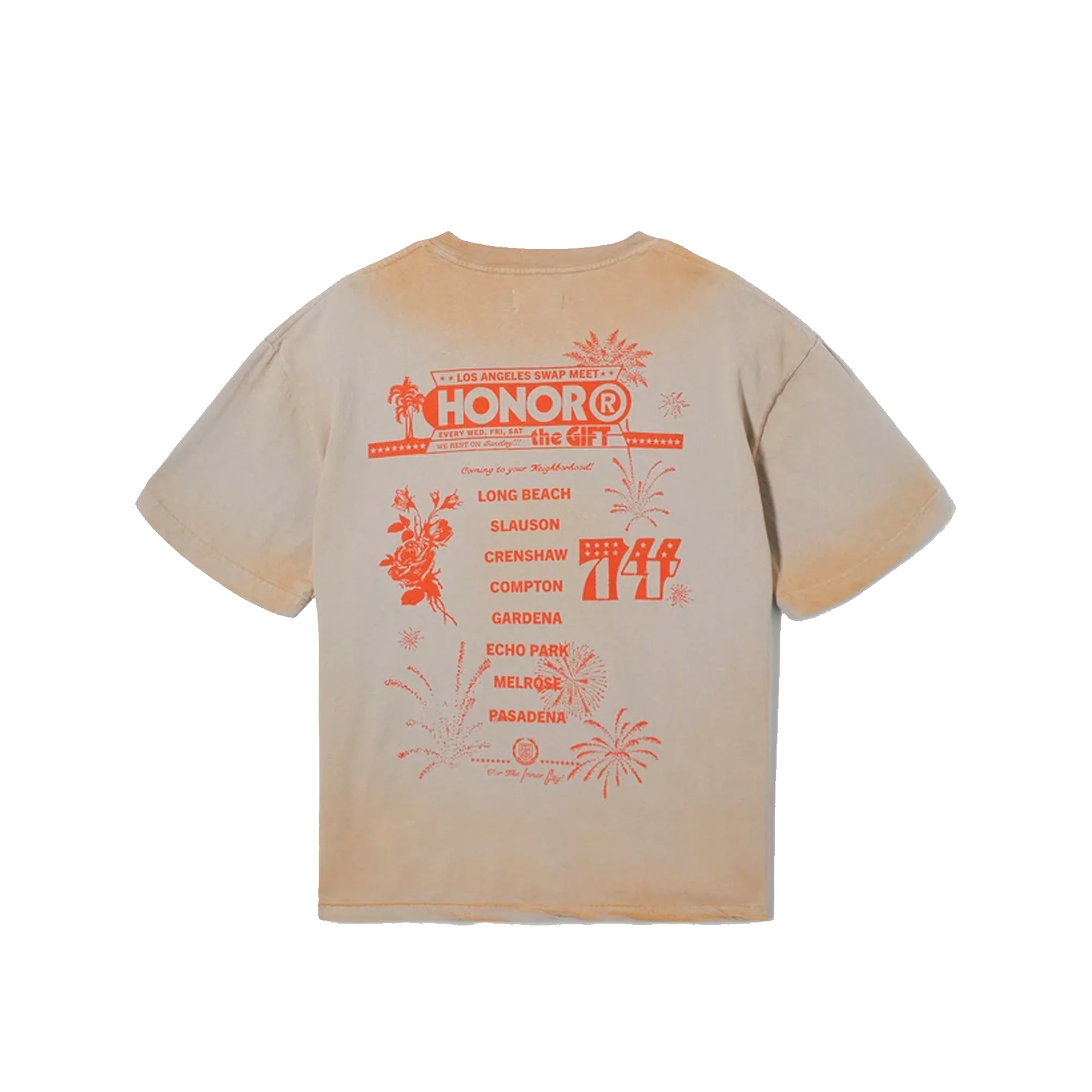 Honor The Gift Mens Swap Meet Tee 'Rust' - Image 2