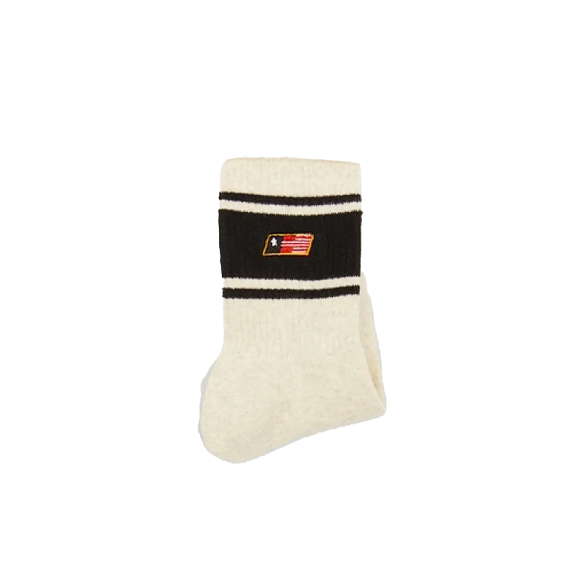 Honor The Gift Mens C-Fall Mid Retro Socks 'Black' - Image 2
