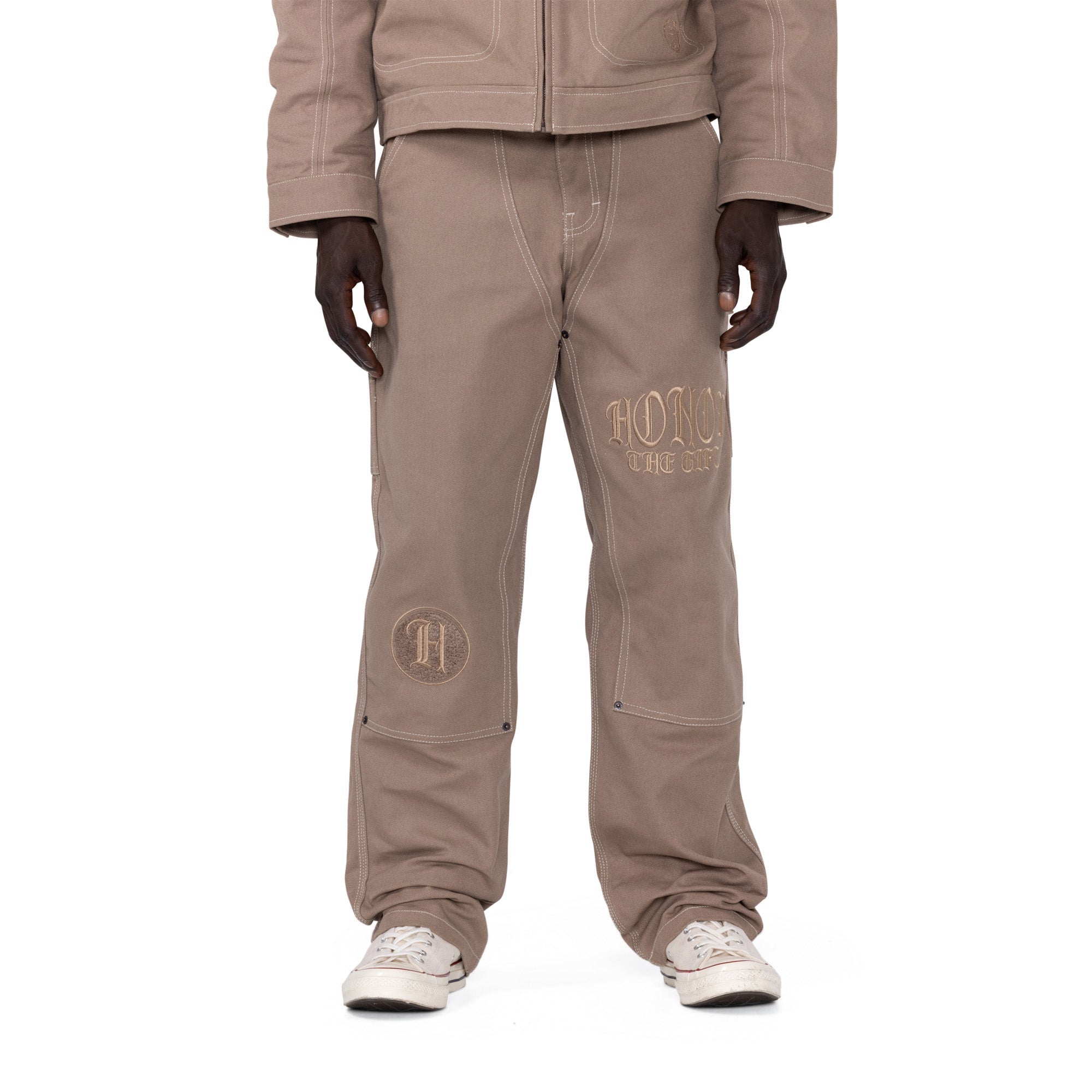 Honor the Gift Mens Script Carpenter Lt Brown Pant - Image 2