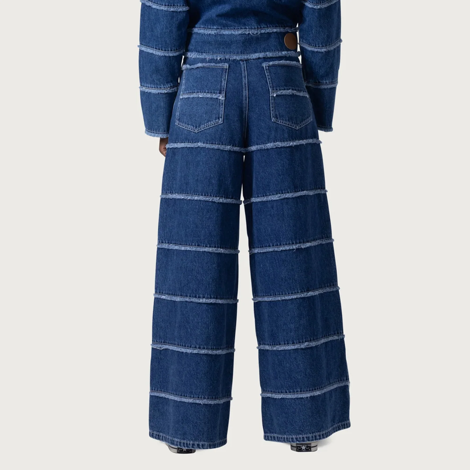 Honor The Gift Womens Wide Leg Panel Denim Pant - Image 2