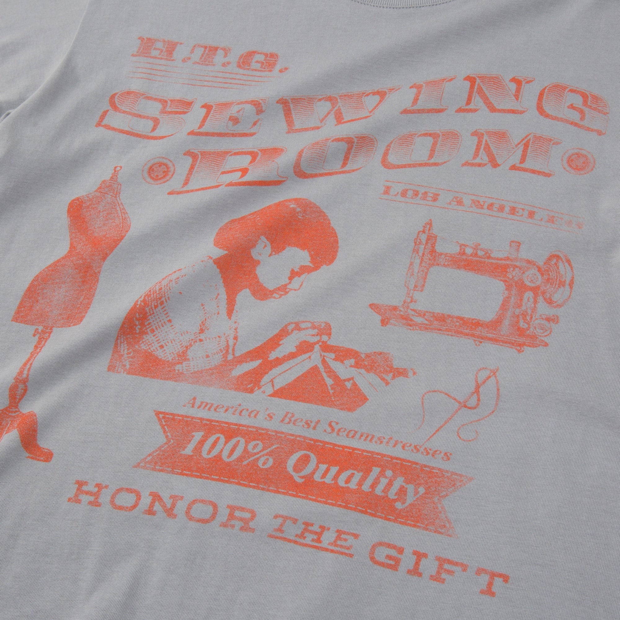 Honor The Gift Womens Sewing Room SS Tee - Image 4