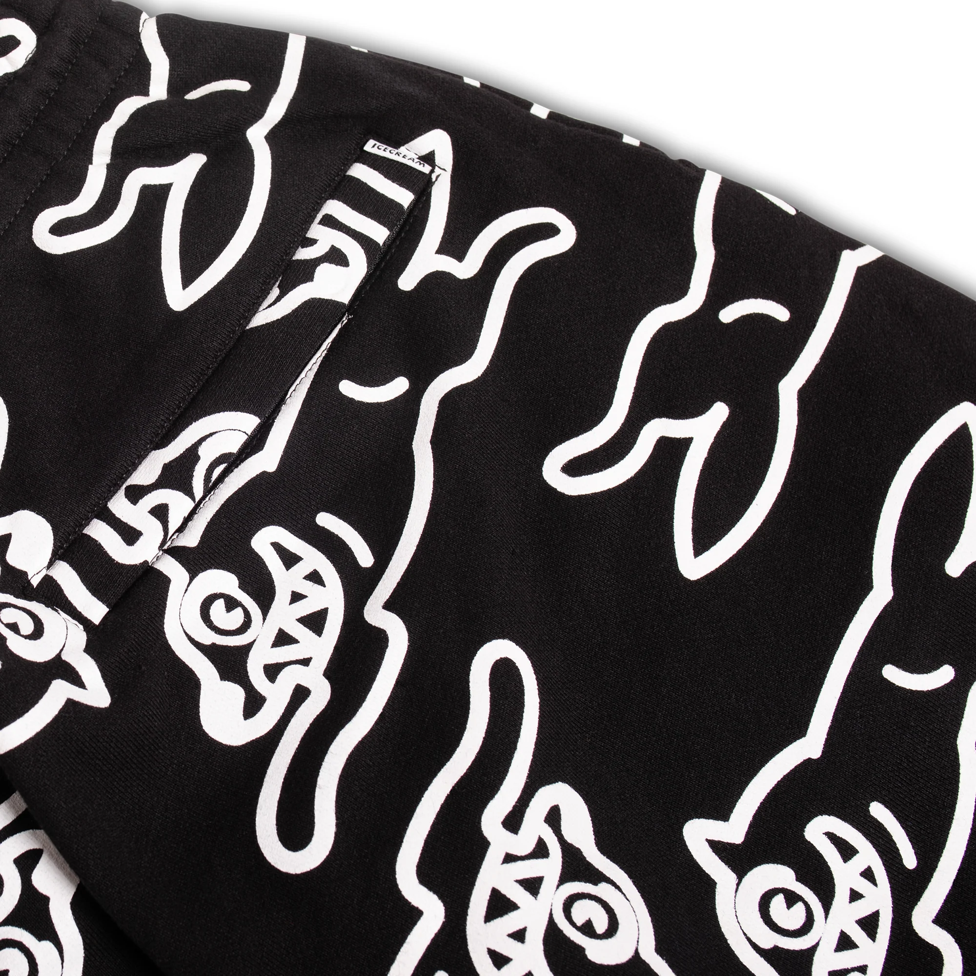 Icecream Mens Bow Wow Shorts 'Black' - Image 4