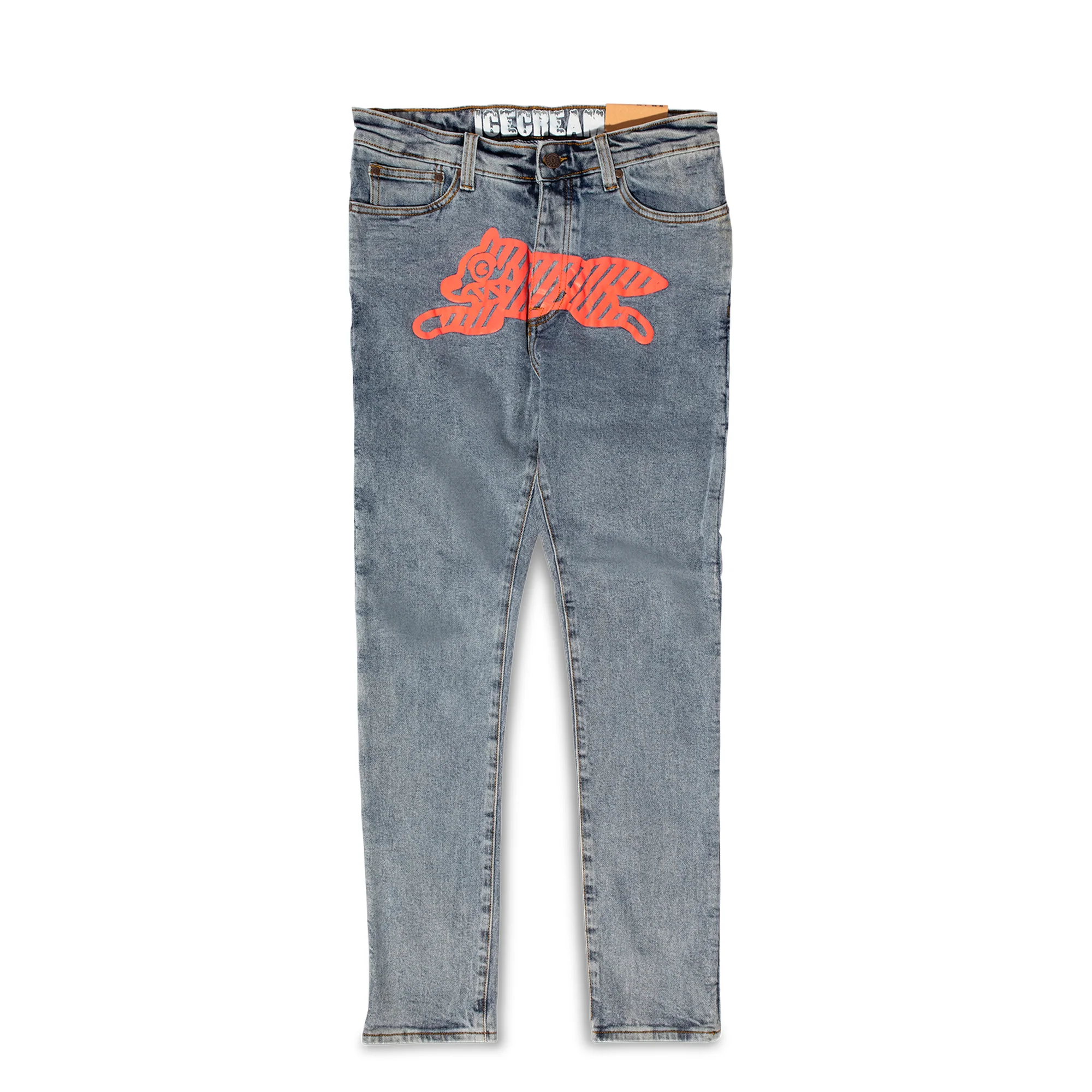 Icecream Mens Neon Cherry Jean 'Light Wash'