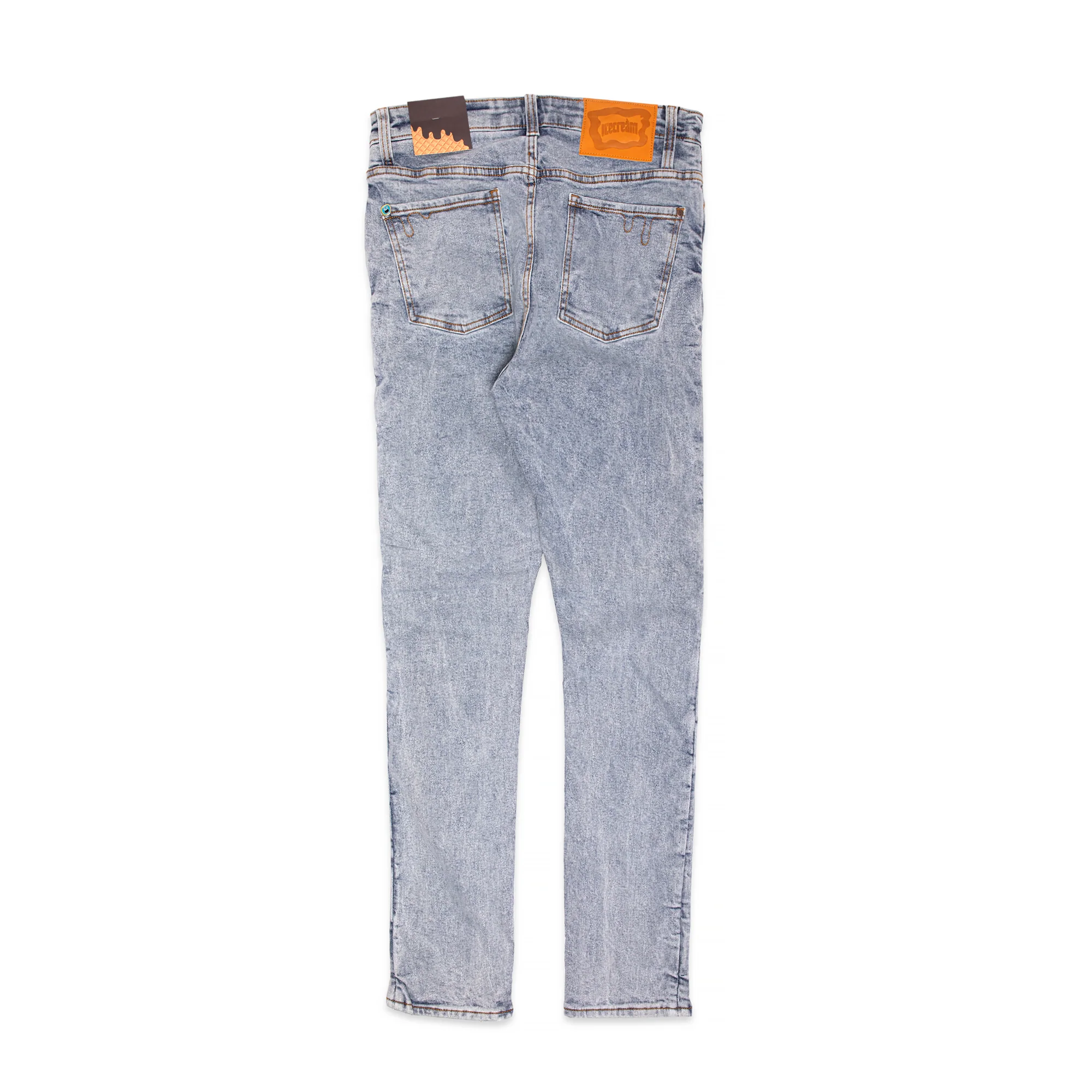 Icecream Mens 'Light Blue' Running Dog Jeans - Image 2