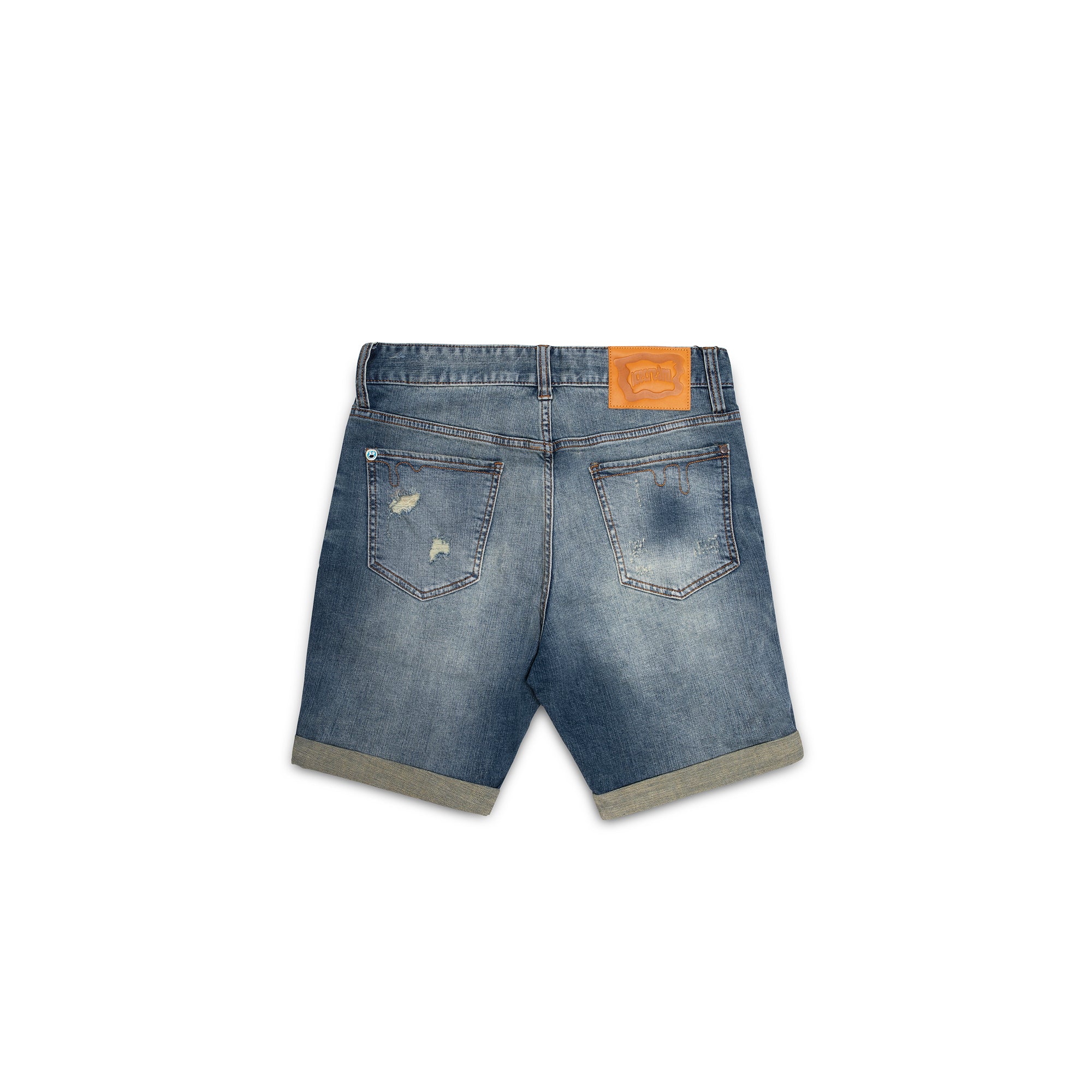 Ice Cream Soft Serve Jean Shorts 'Blue Jean' - Image 2