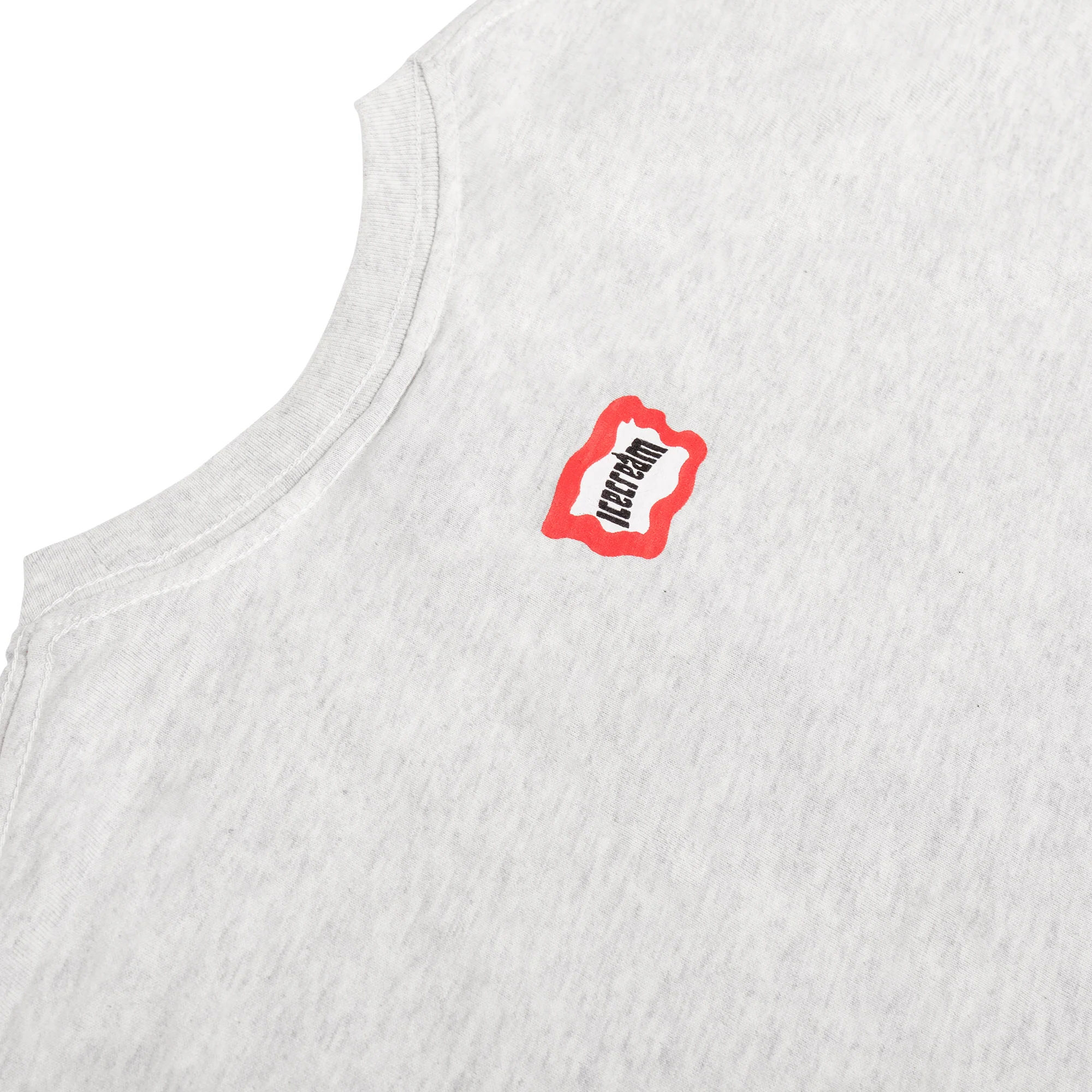 Icecream Mens Squared SS Tee 'Light Heather Grey' - Image 4