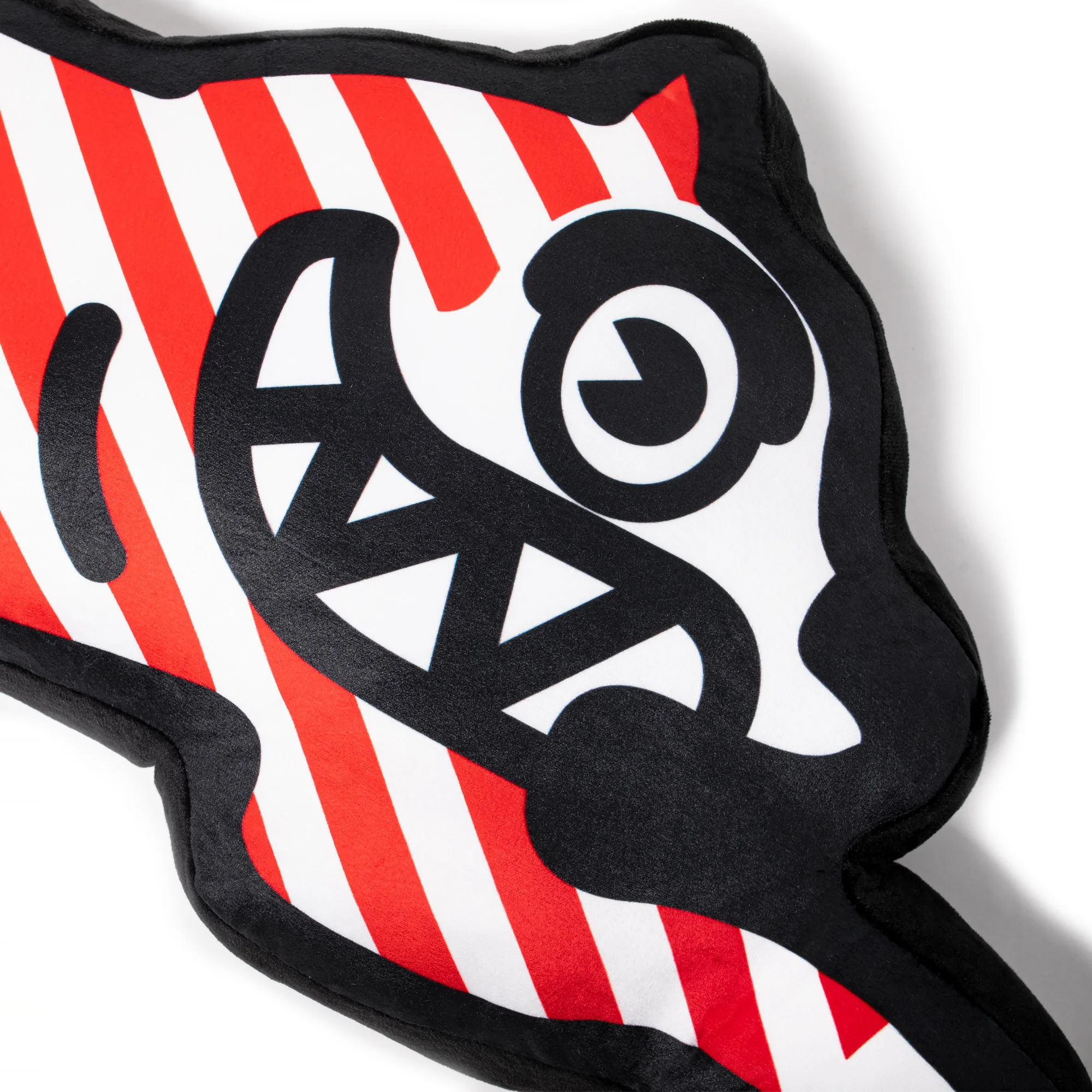 Icecream 'White' Striped Bass Pillow - Image 3