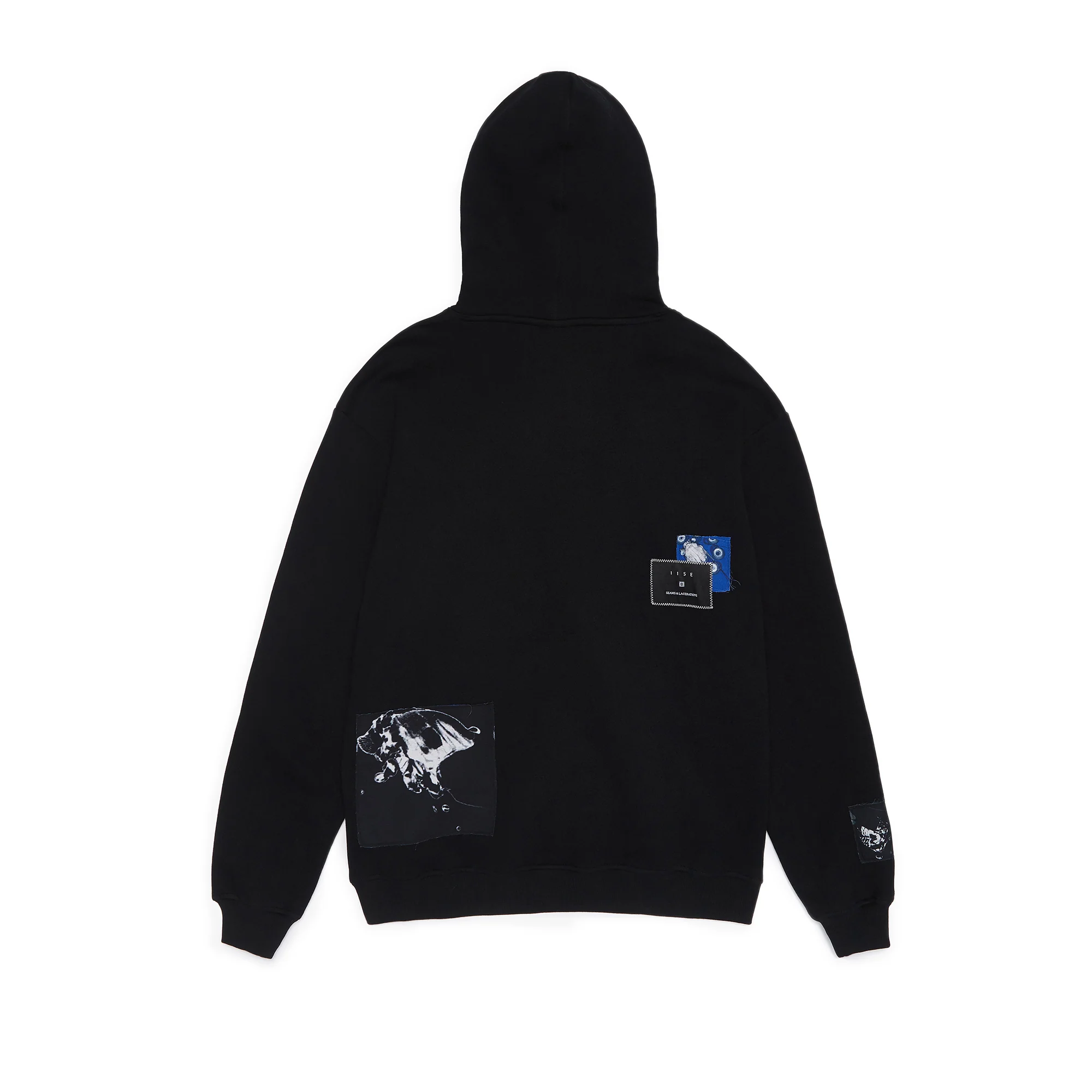 IISE Patch Hoodie in Black - Image 2