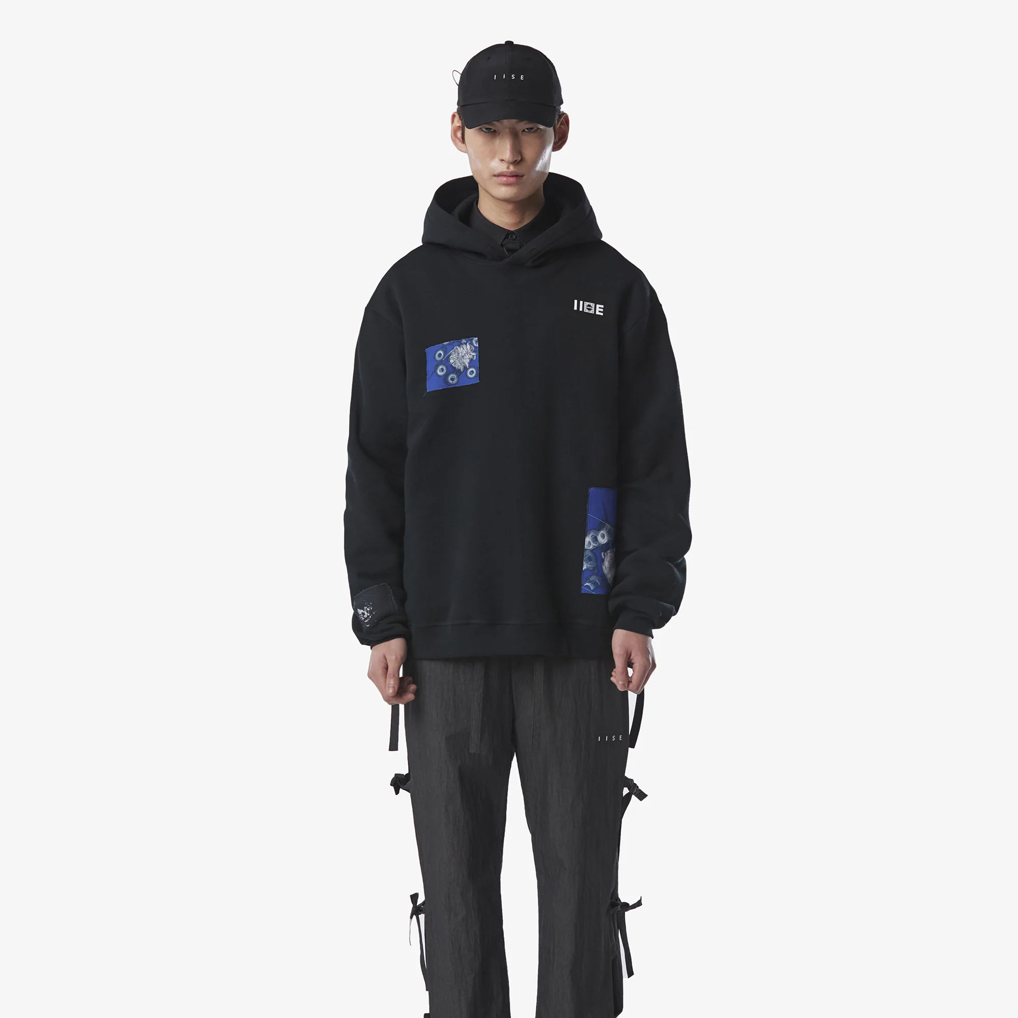 IISE Patch Hoodie in Black - Image 3