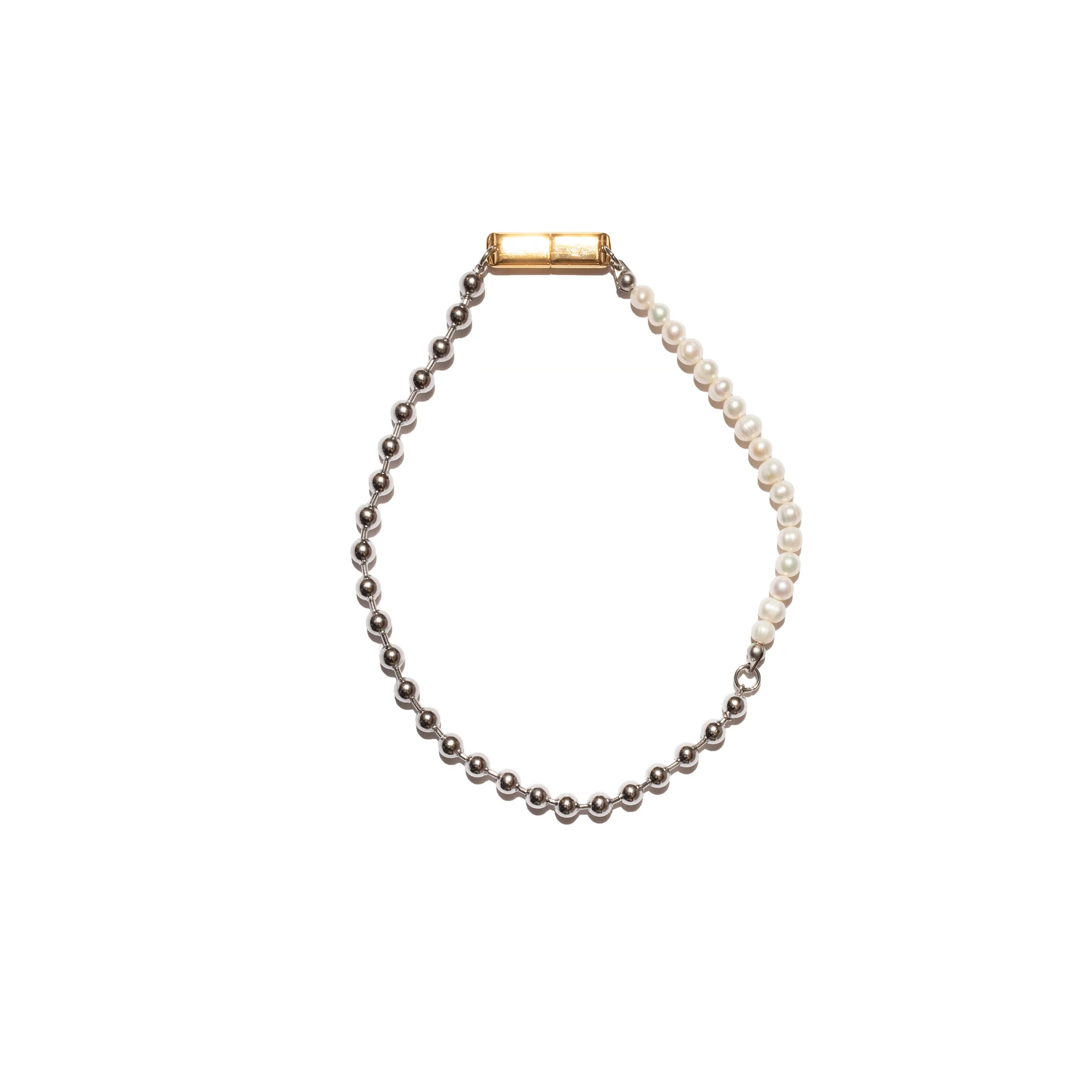 In Gold We Trust Paris USB-C Necklace (Palladium)