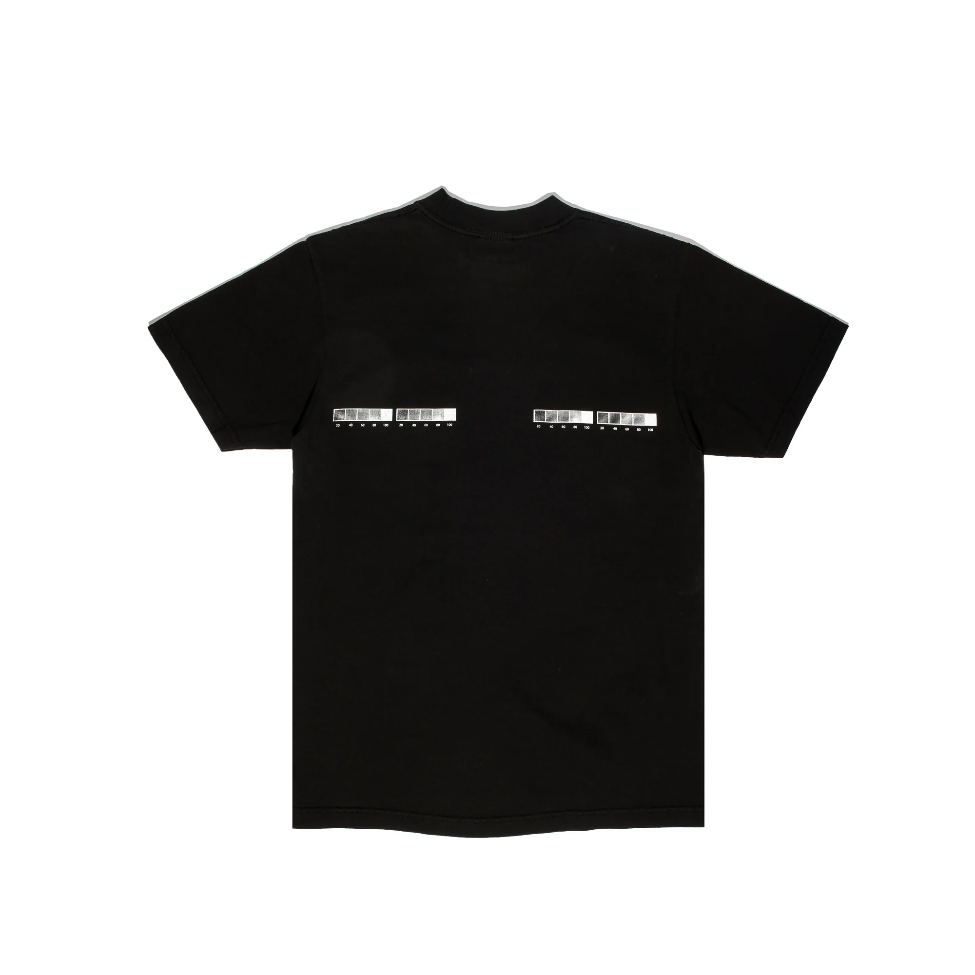 INDVLST Mens Collegiate Puff Print Tee 'Black' - Image 2