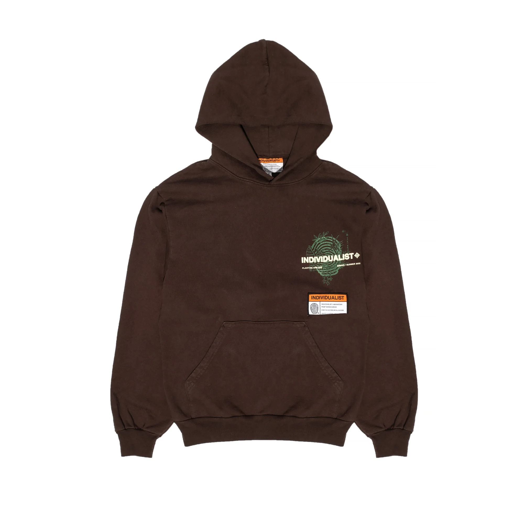 INDVLST Mens Green Thumb Hoodie
