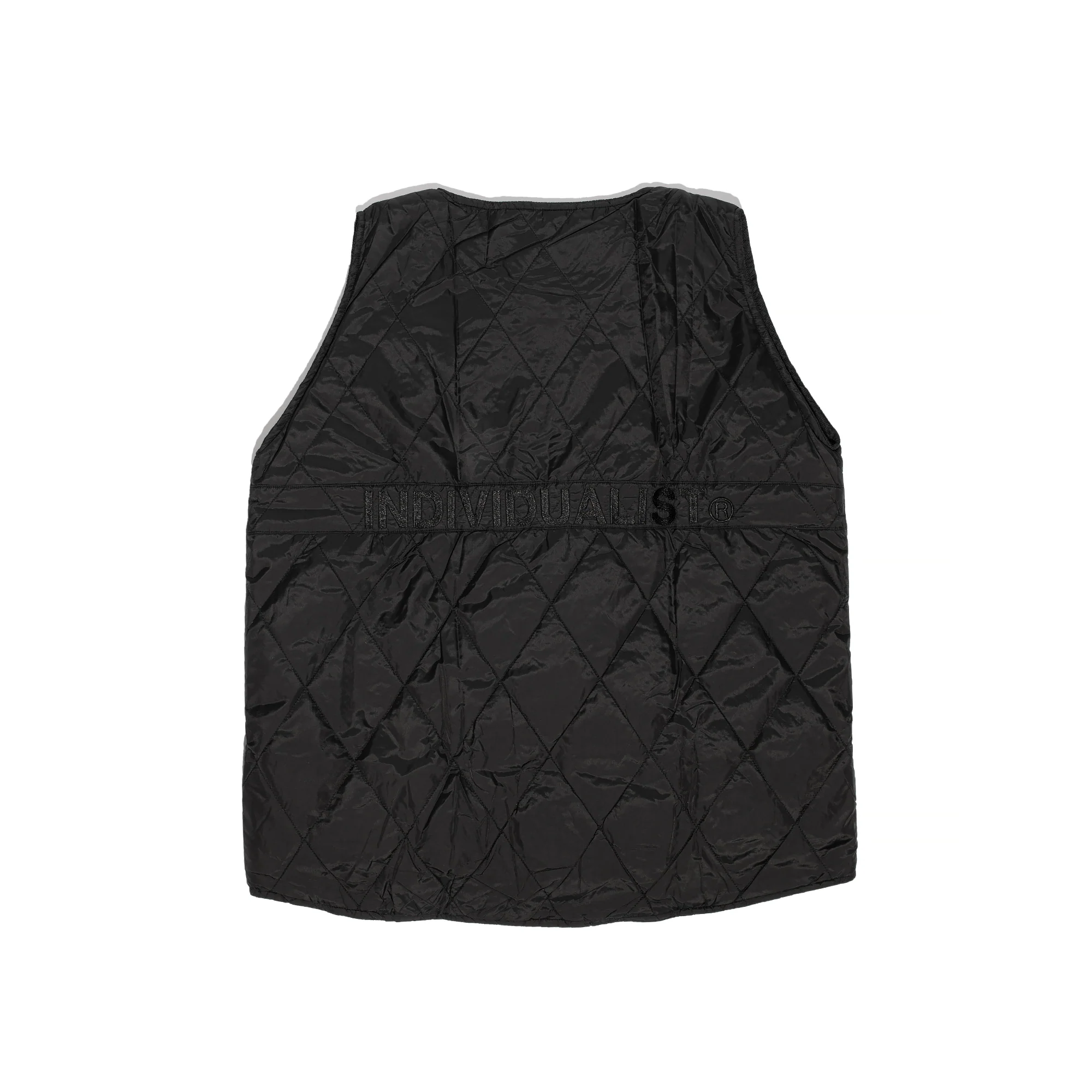 INDVLST Mens Outside Vest 'Black' - Image 2