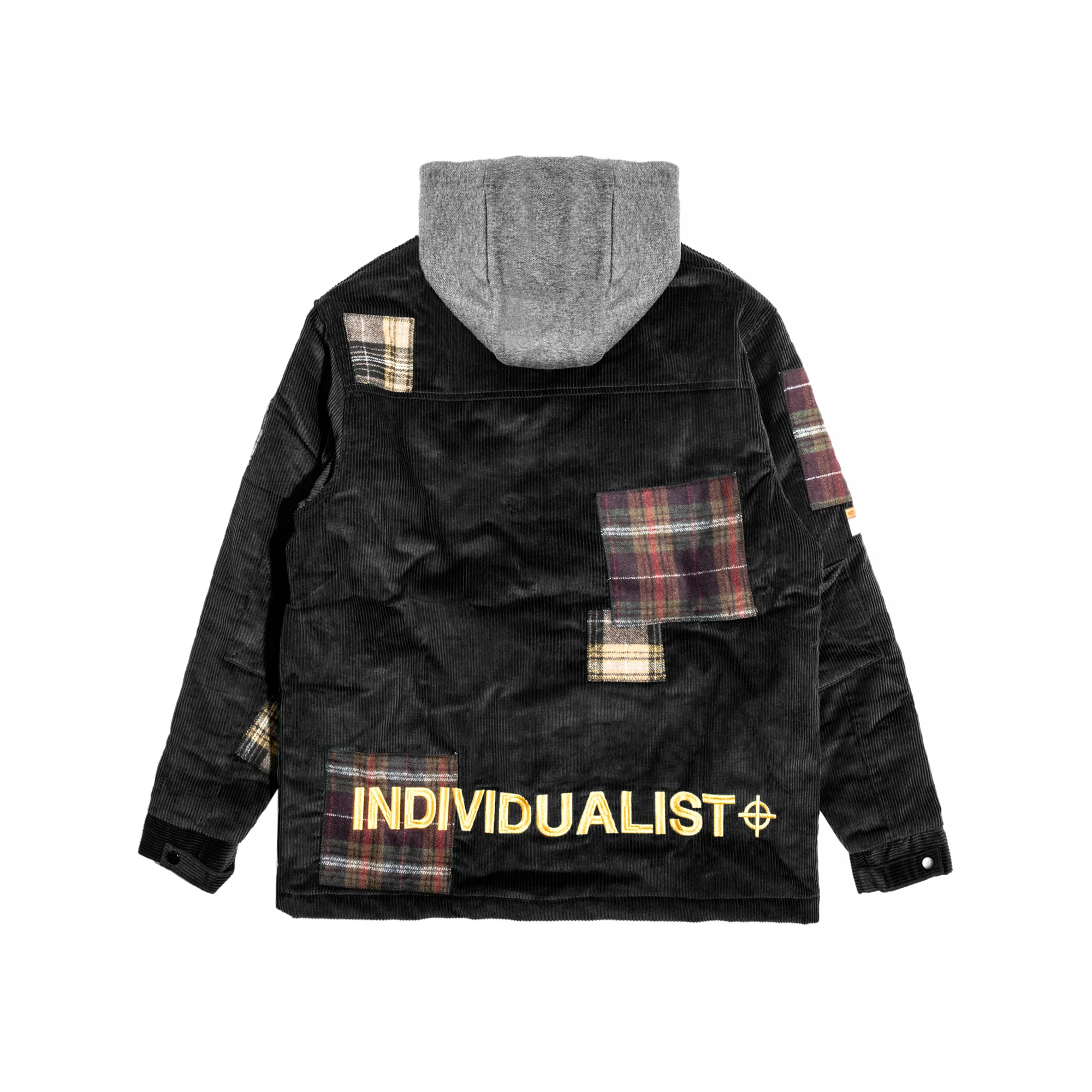 Indvlst Mens Patchwork Jacket - Image 2