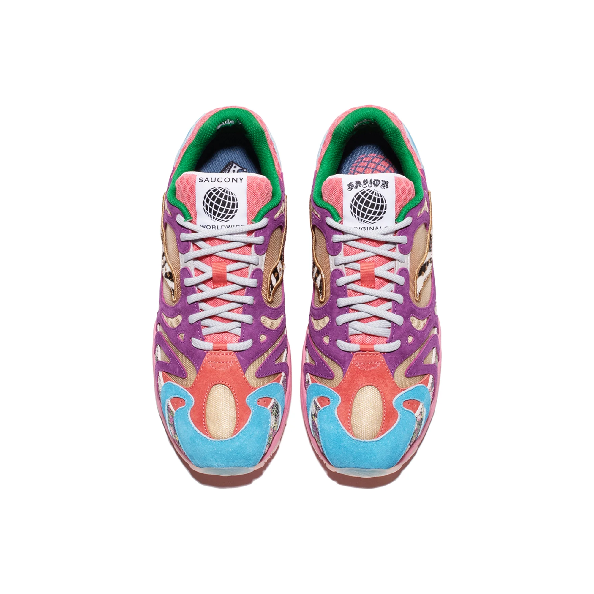 Jae Tips x Saucony Mens Grid Azura 2000 Shoes - Image 4