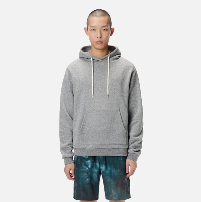 John Elliott Mens Beach Hoodie 'Grey' - Image 3