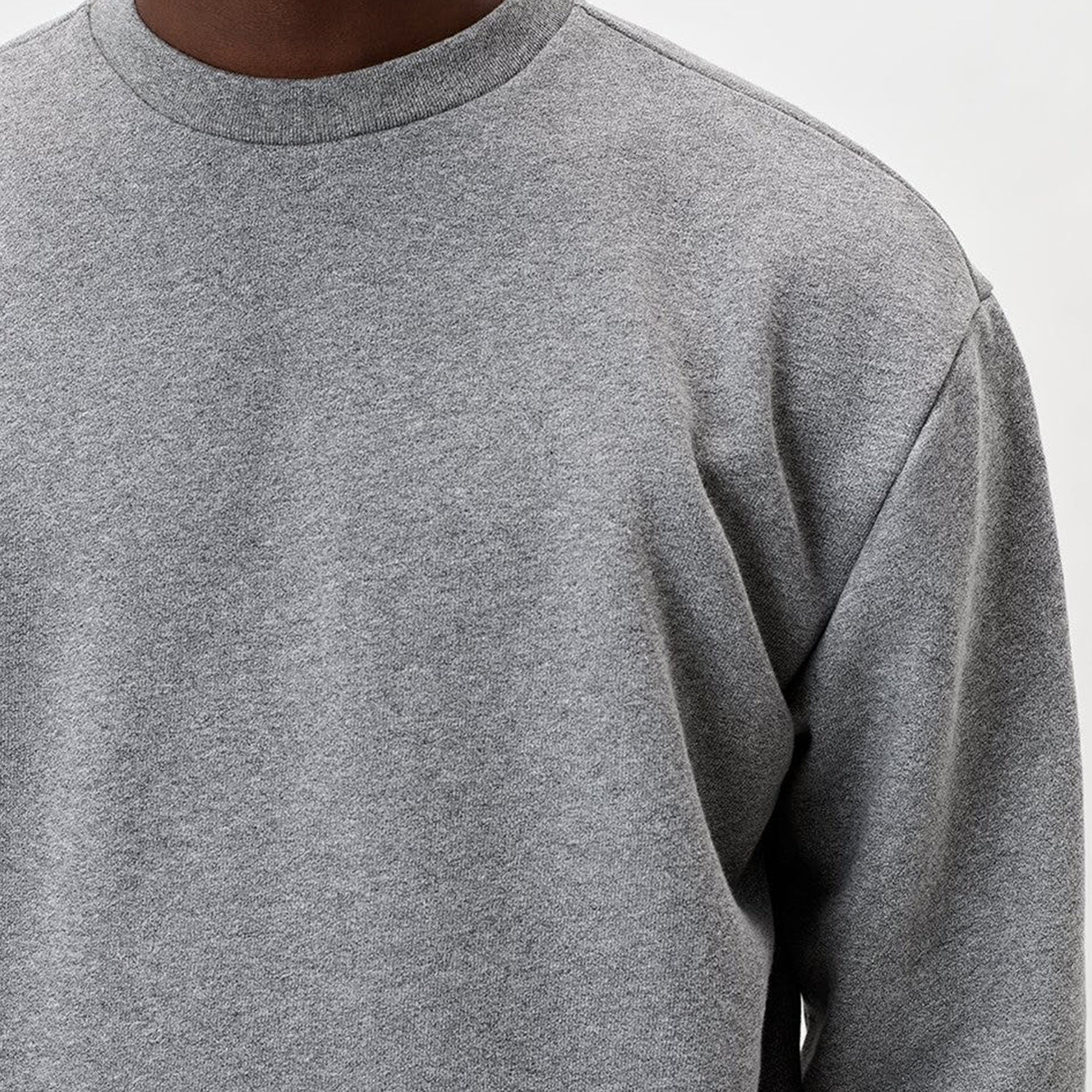 John Elliot Mens Oversized Crewneck Pullover 'Dark Grey' - Image 4