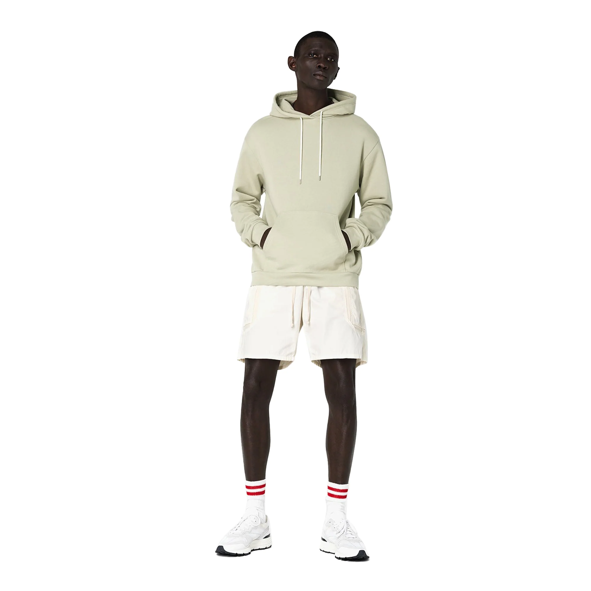 John Elliott Mens Beach Hoodie 'Lichen' - Image 2