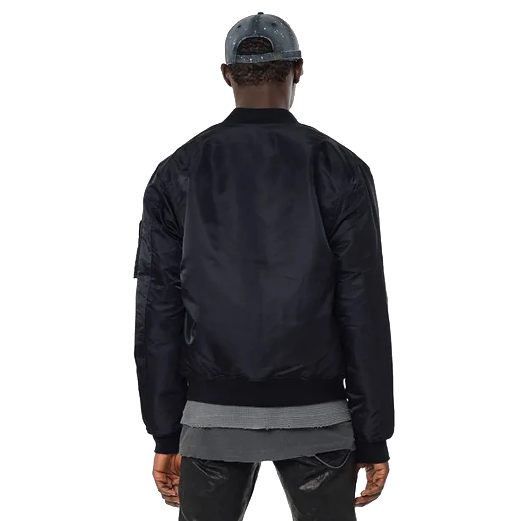 John Elliot Mens Bogota Bomber II Jacket 'Black' - Image 3