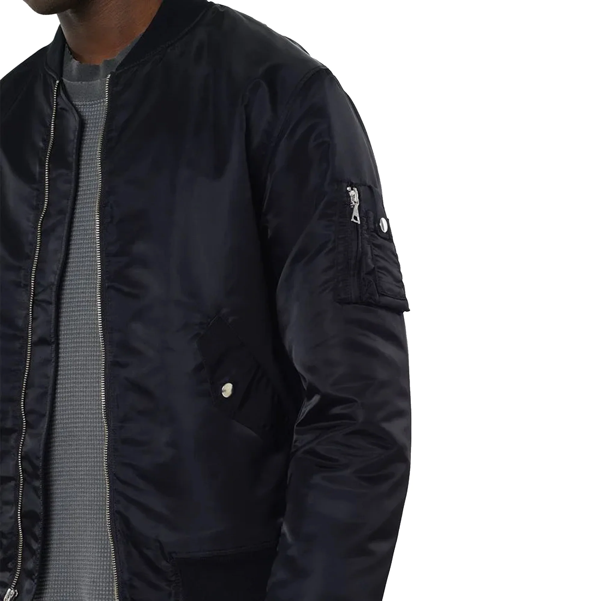 John Elliot Mens Bogota Bomber II Jacket 'Black' - Image 4