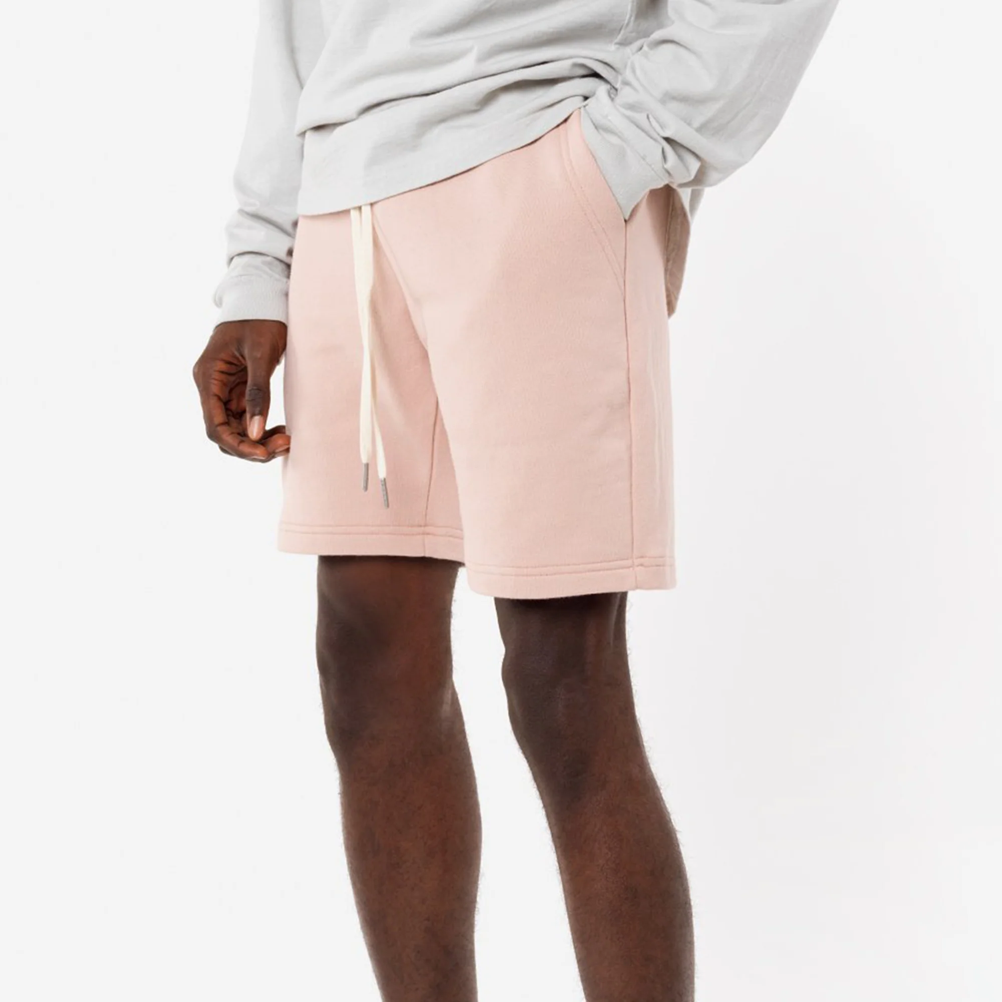 John Elliott Mens Crimson Shorts 'Twilight' - Image 2