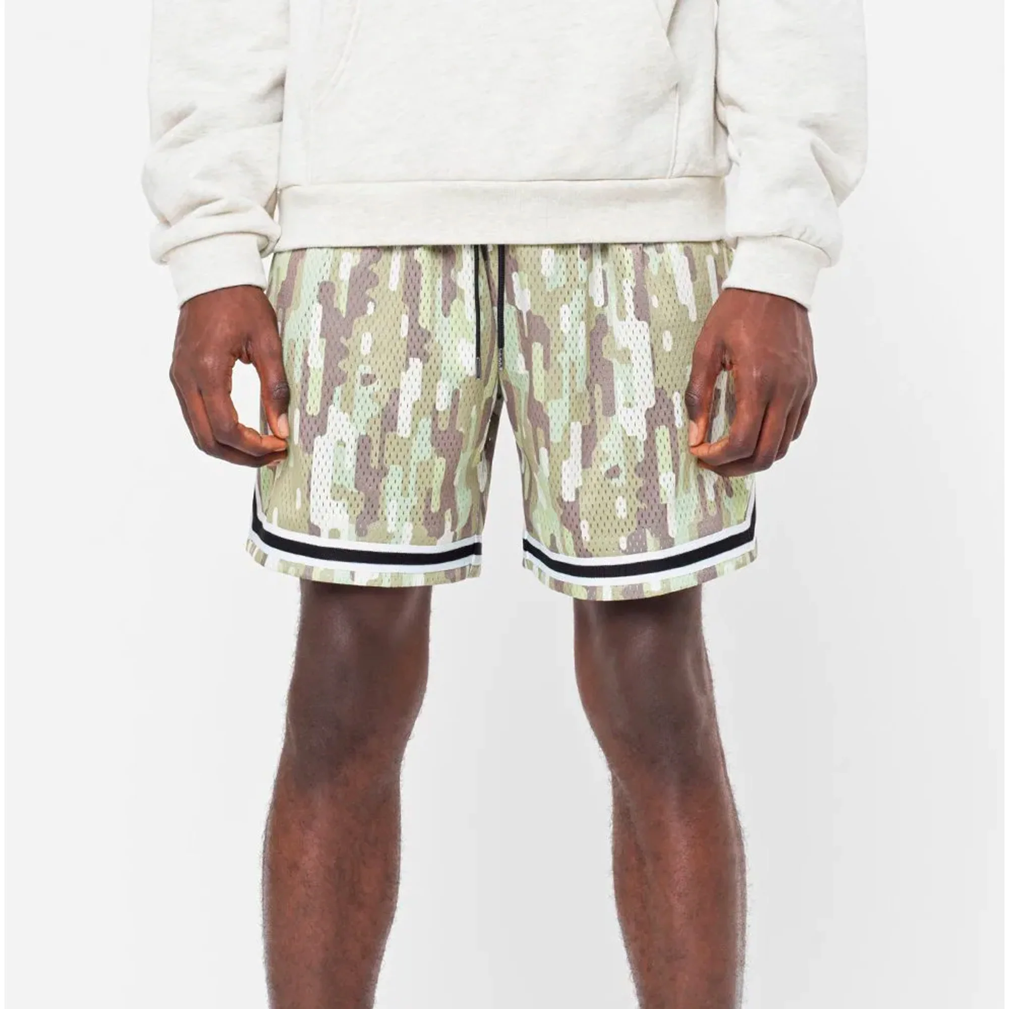 John Elliott Mens Game Shorts 'Eucalyptus' - Image 2