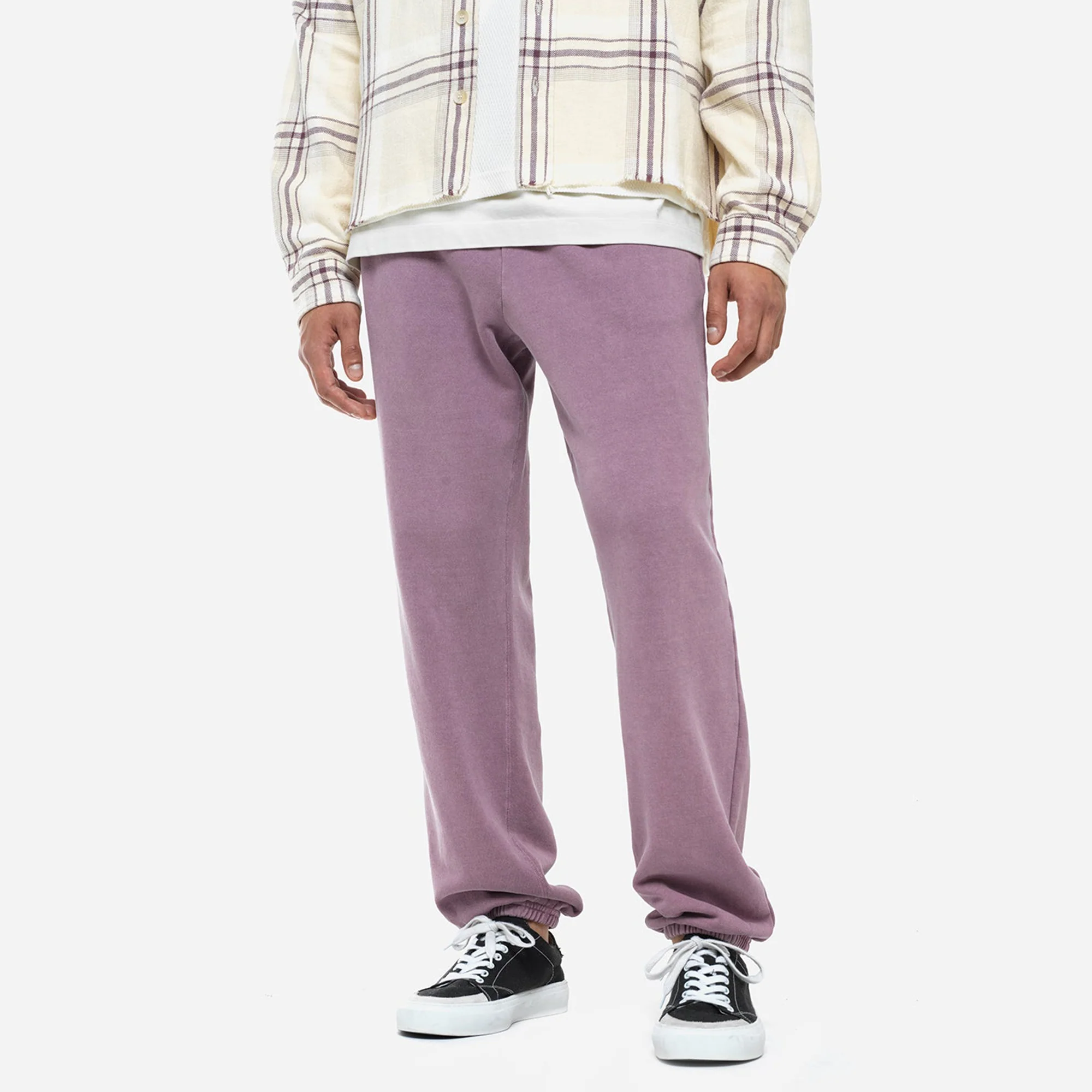 John Elliot Mens Interval Sweats 'Washed Bordeaux' - Image 2