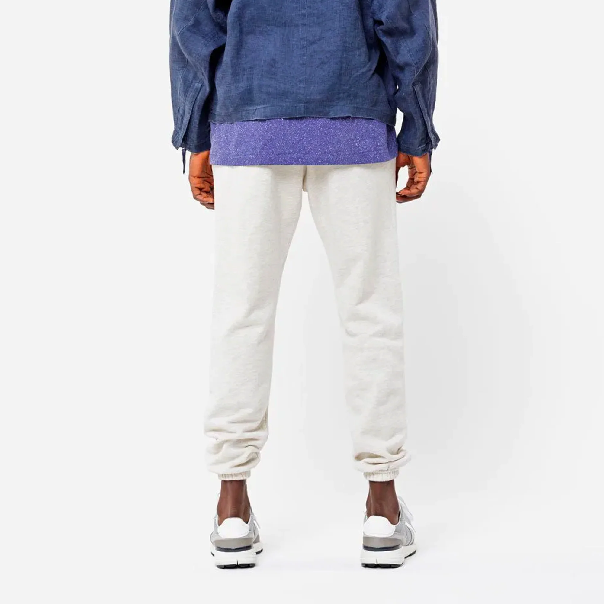 John Elliott Mens LA Sweatpants 'Oatmeal Heather' - Image 3