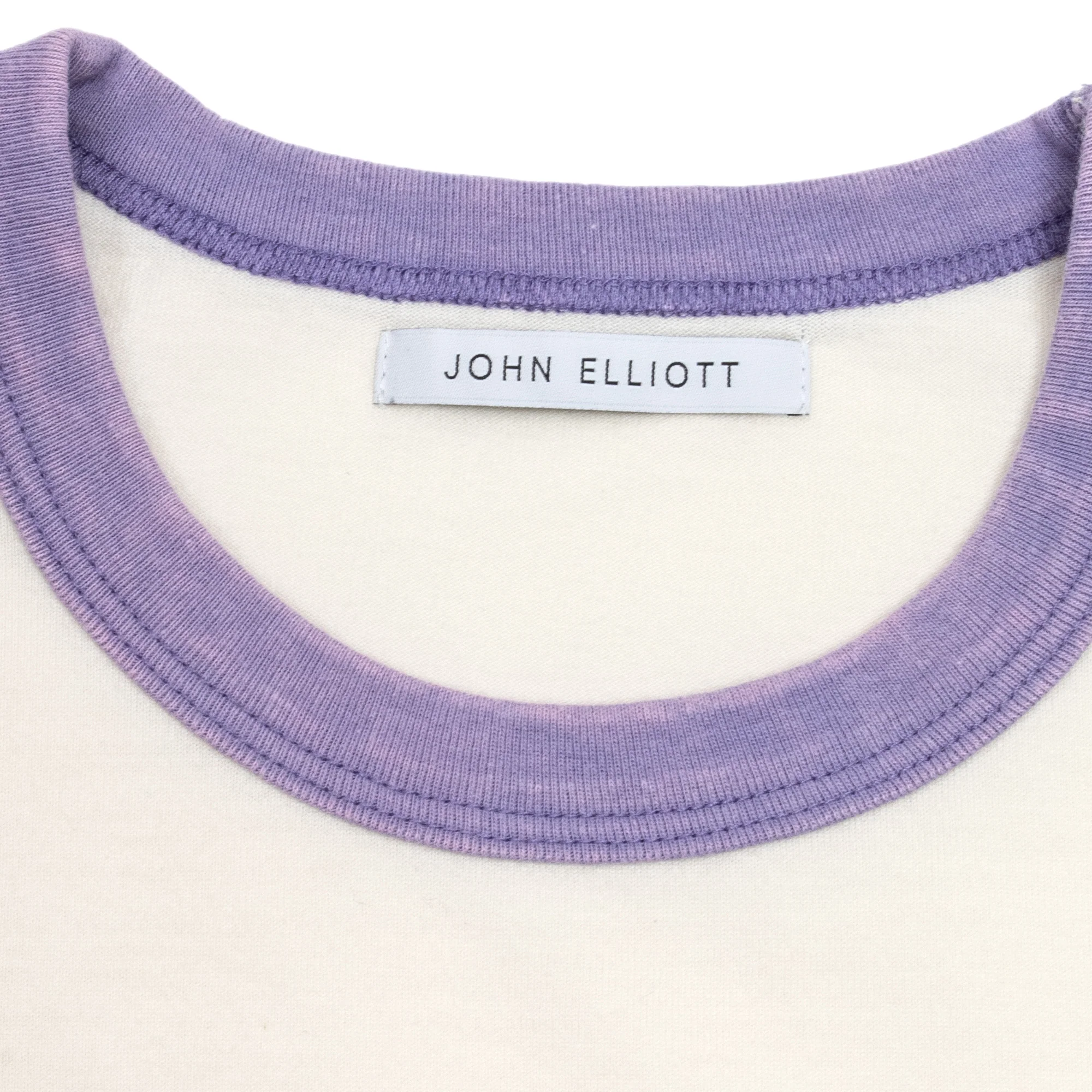 John Elliott Mens Mineral Wash Ringer SS T Shirt - Image 2