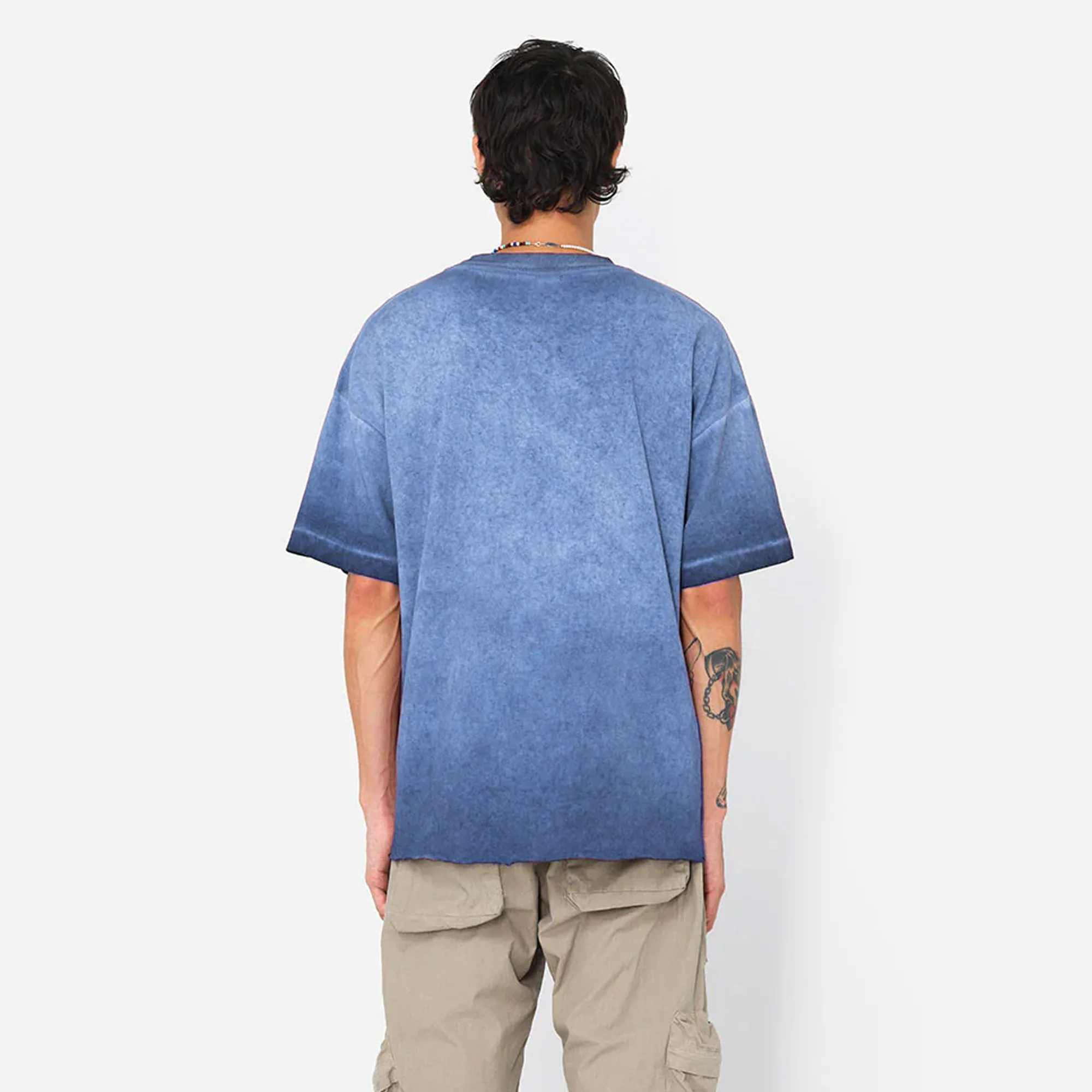 John Elliott Mens Phoenix Oil Wash Cropped SS Tee - Image 3