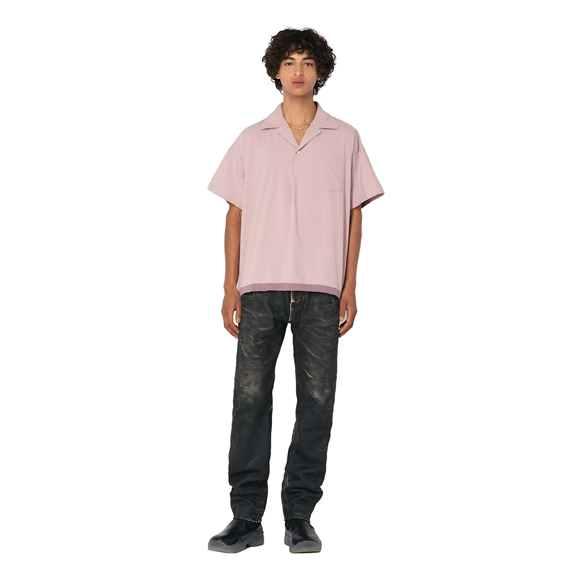 John Elliott Mens Pullover Camp Shirt - Image 2