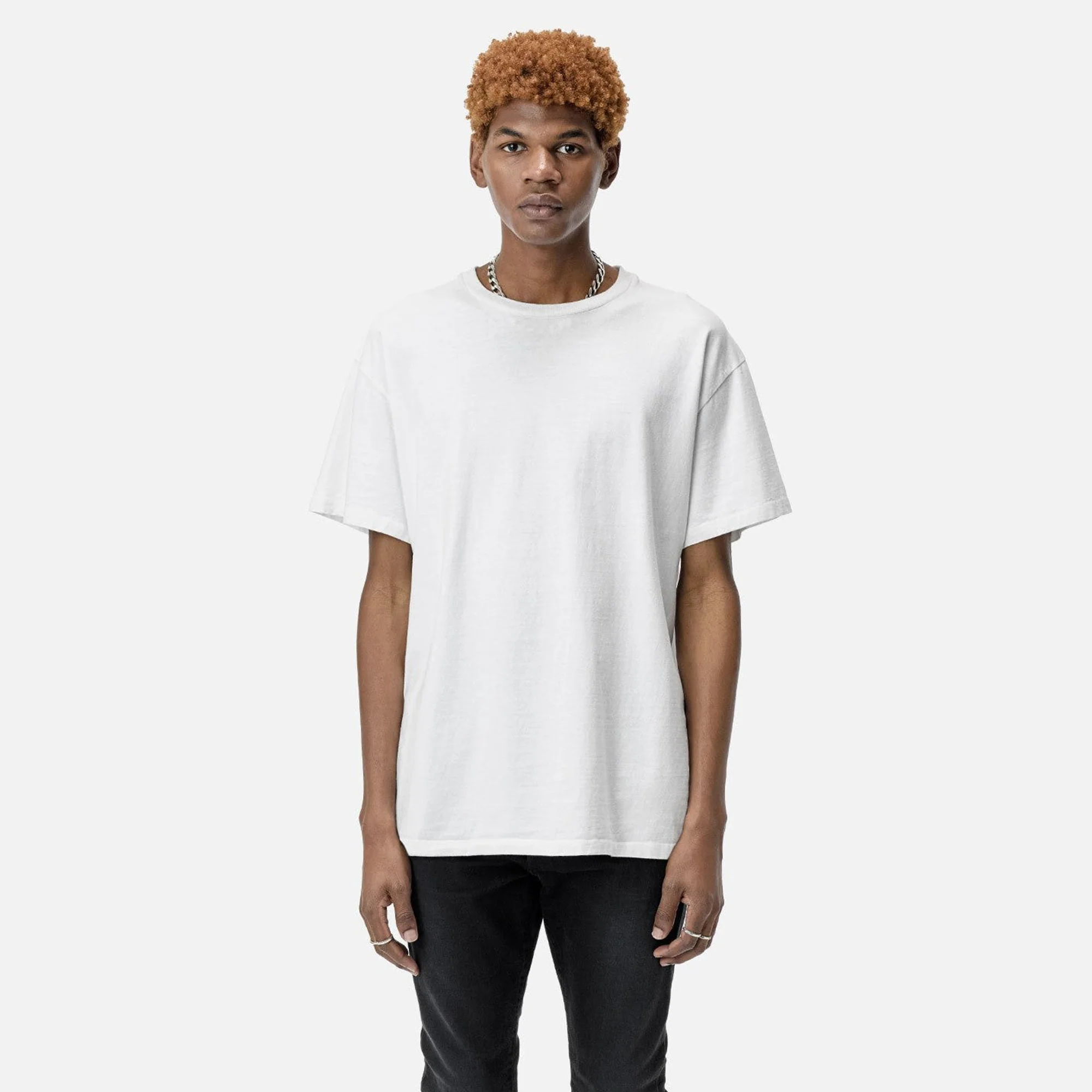 John Elliott Mens University Tee 'White' - Image 2