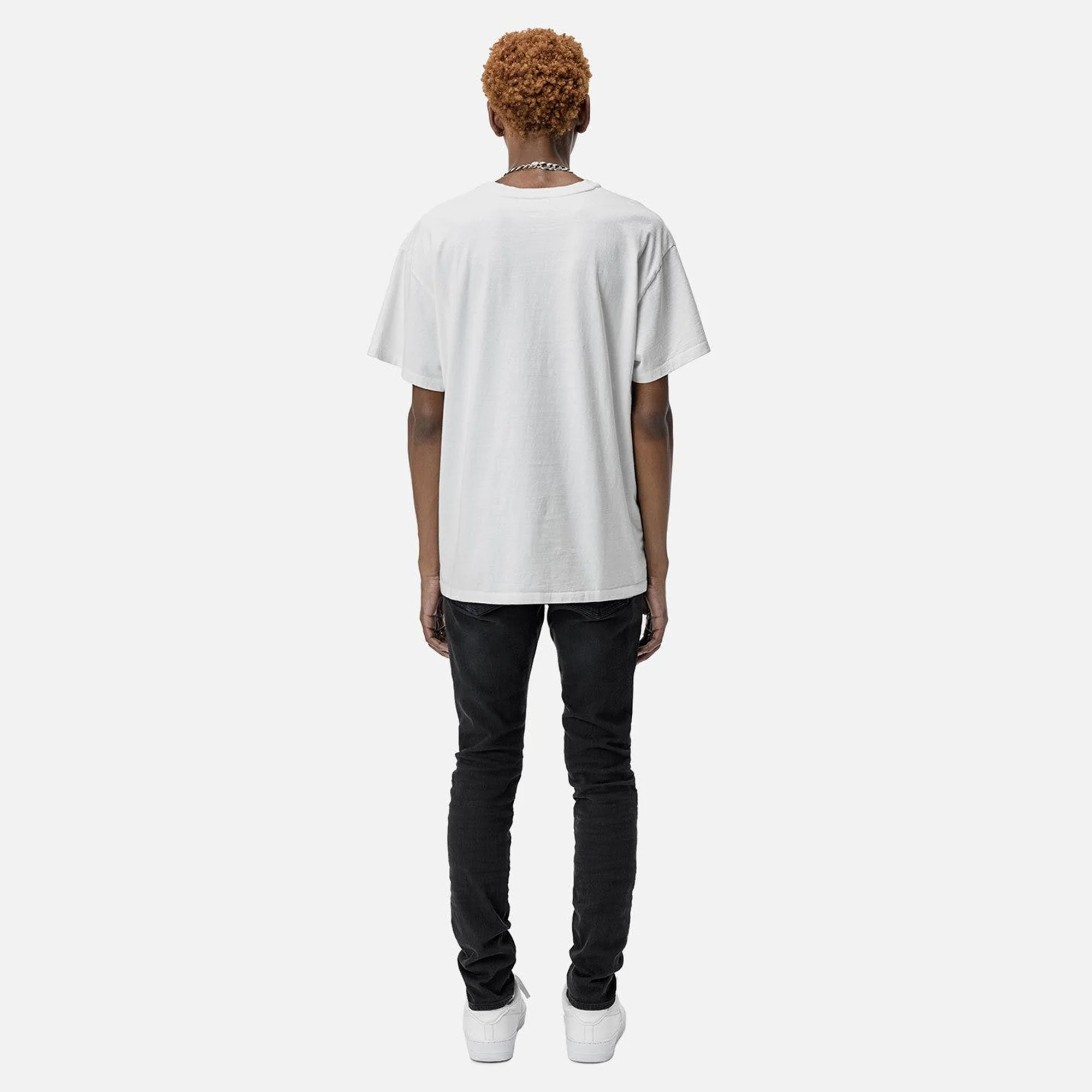 John Elliott Mens University Tee 'White' - Image 3