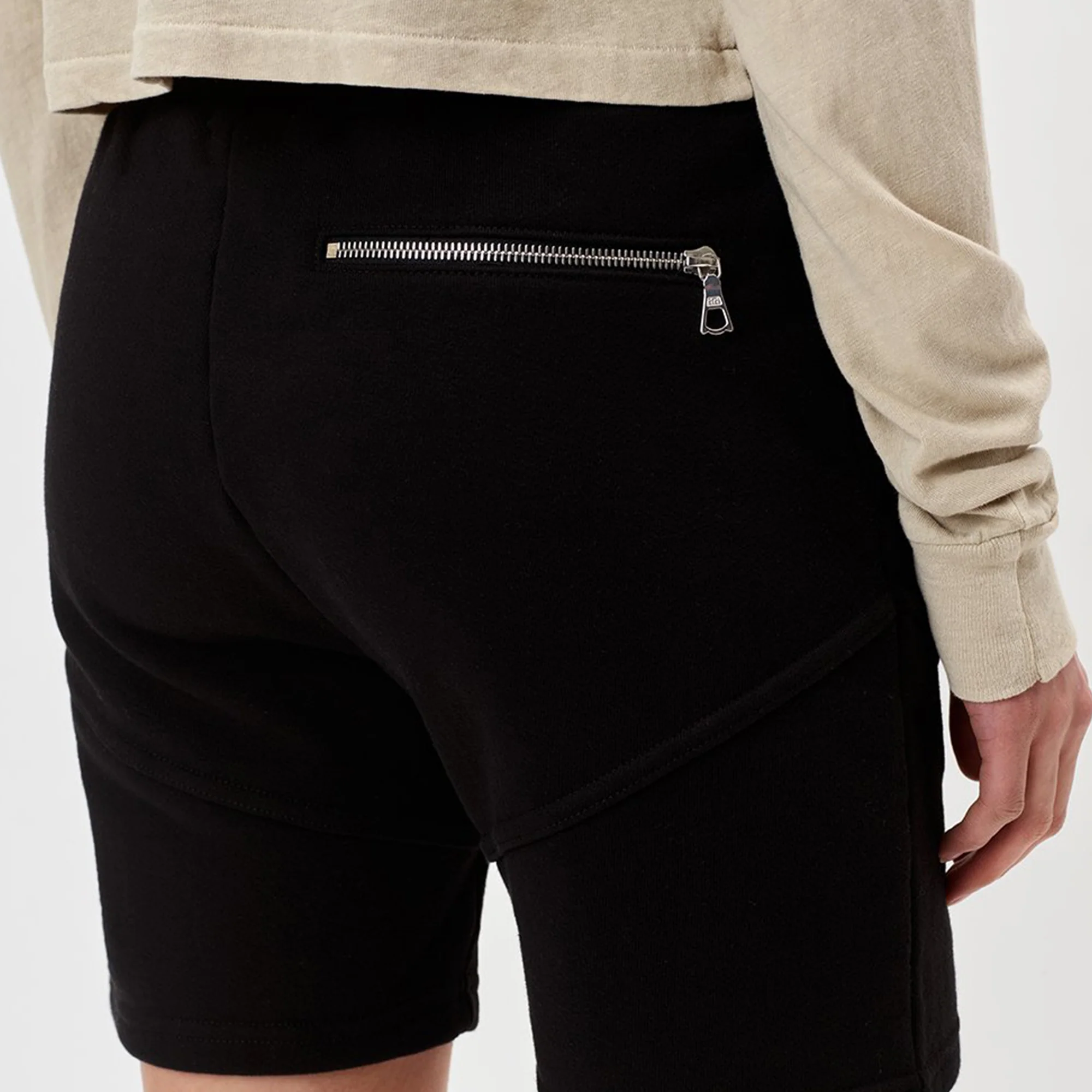 John Elliot Womens Escobar 'Black' Shorts - Image 4