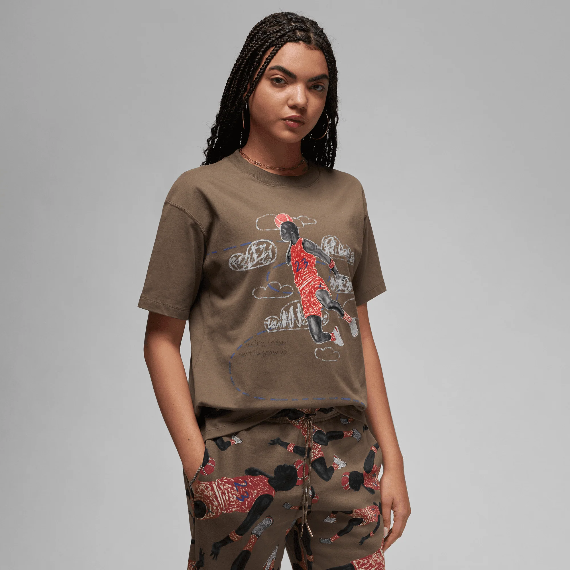 Jordan Womens Artist Series SS Tee - Image 2