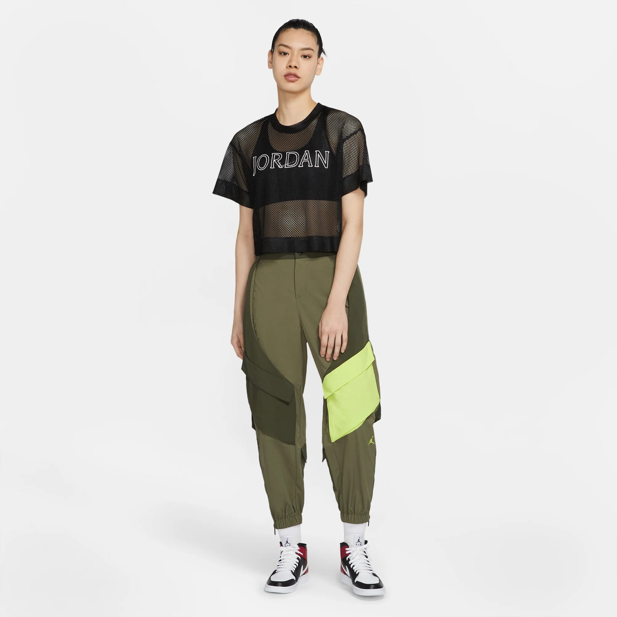 Air Jordan Women Short Sleeve Mesh Top - Image 5