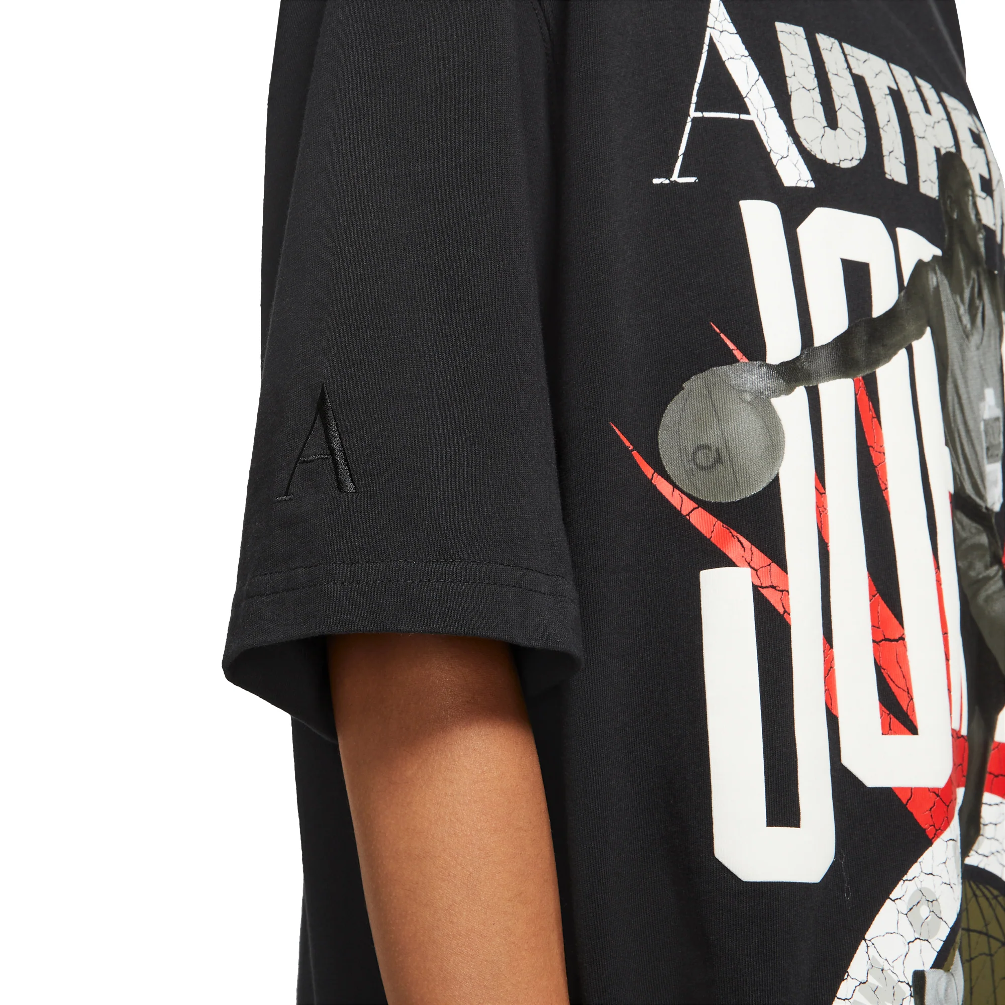 Jordan x Aleali May Womens T-Shirt 'Black' - Image 4